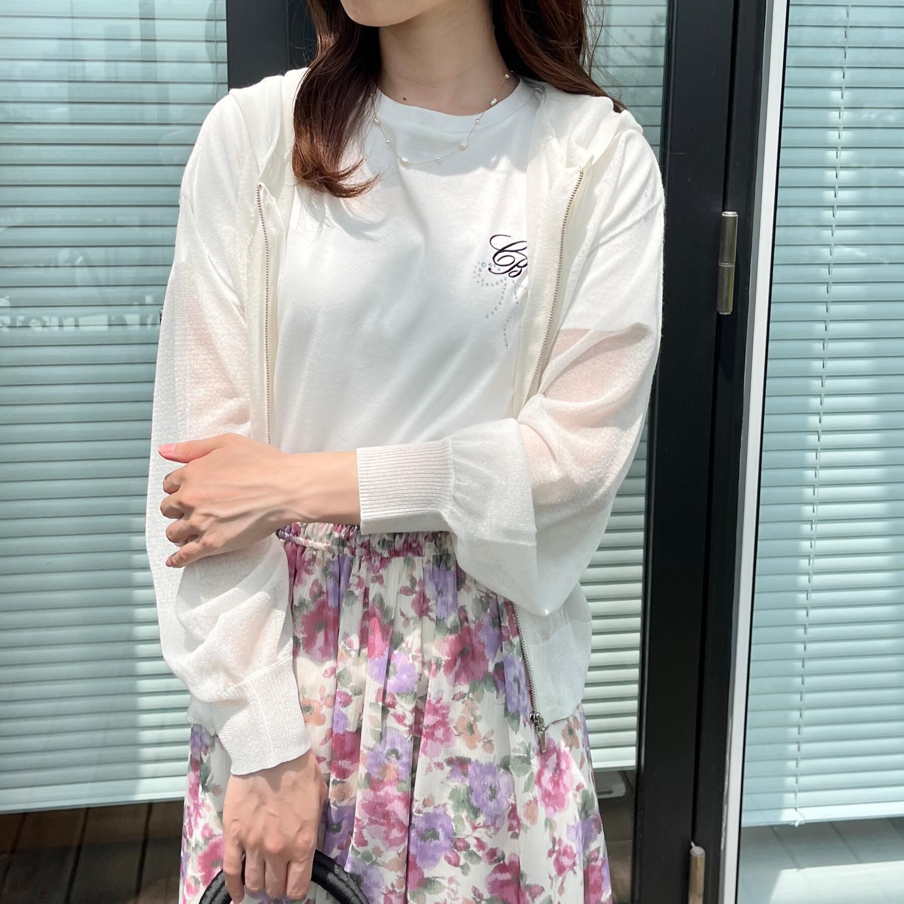 Couture broach「【接触冷感・UV・マシンウォッシャブル】60CBロゴT」|Tシャツ・カットソー|
