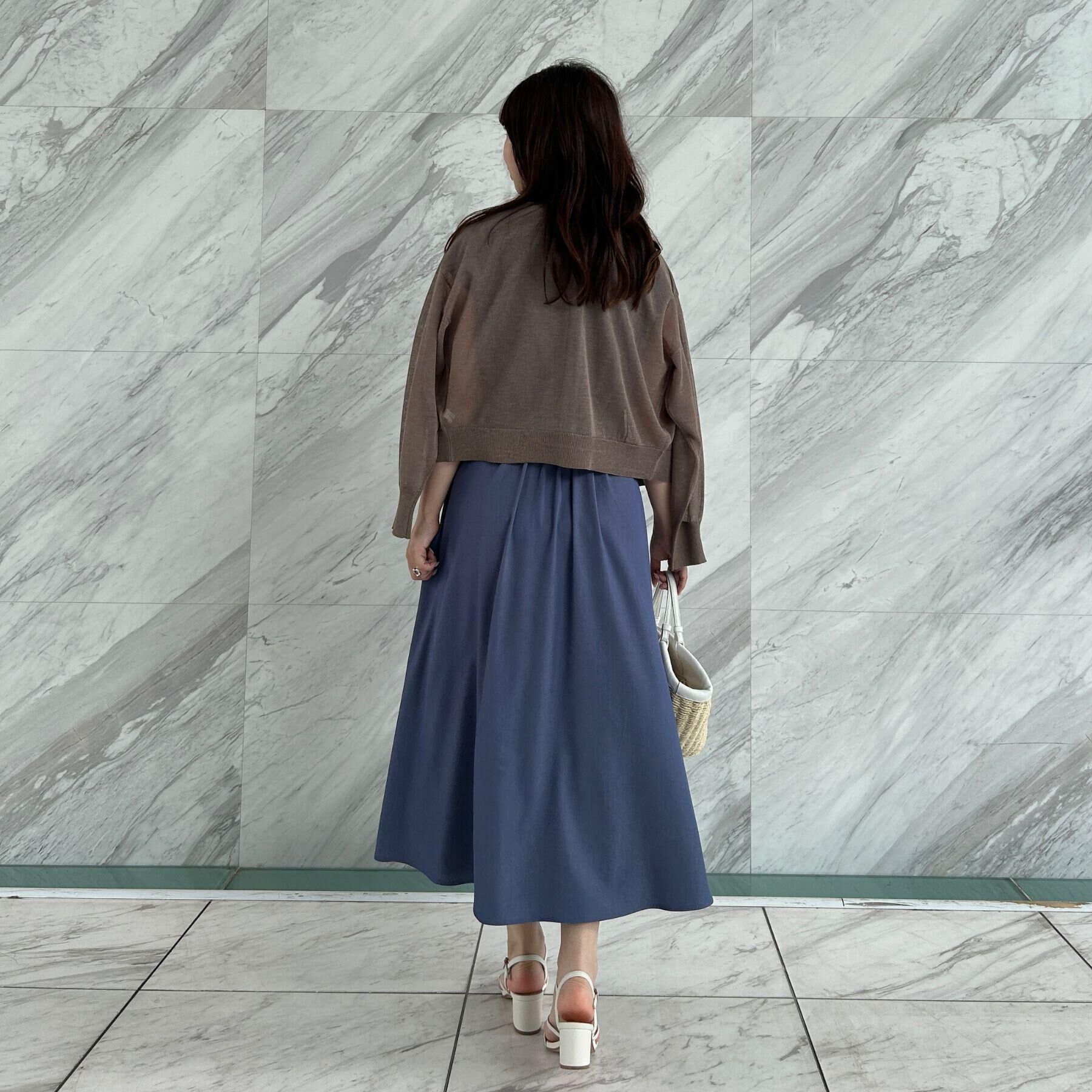 Couture broach「【美シルエット・通勤】シャンブレーシャツワンピース」|ワンピース|