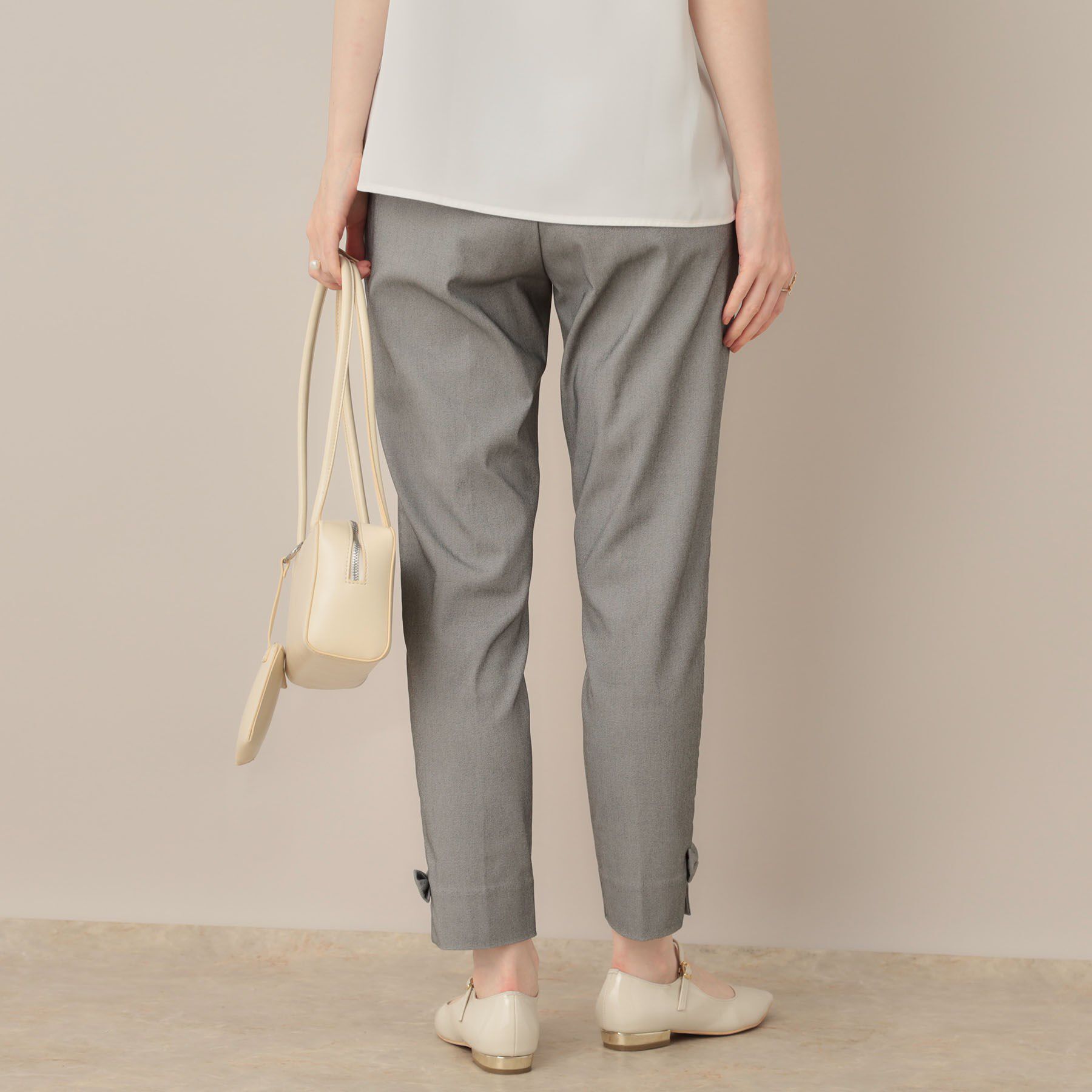 Couture broach「【らくちん・キレイ見え】リボンハイパーストレッチパンツ」|その他|