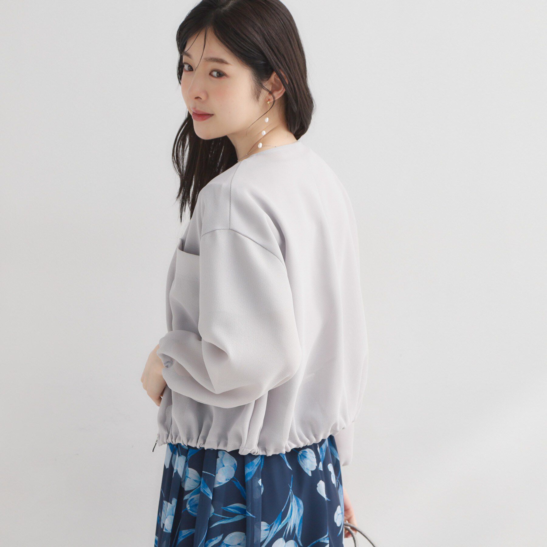 Couture broach「シアーメッシュブルゾン」|ブルゾン・スタジャン|