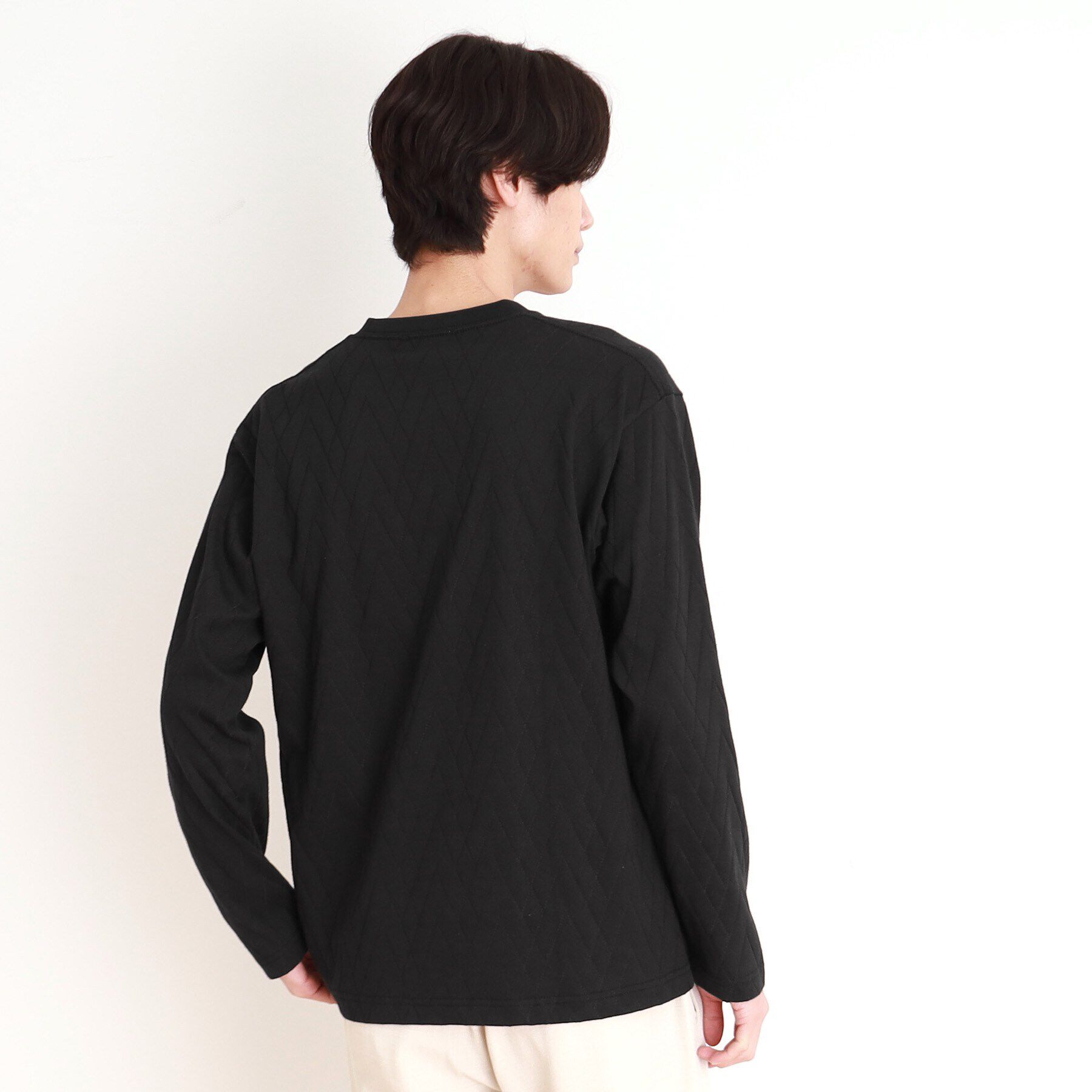 THE SHOP TK「ジオメトリックリンクス長袖Tシャツ ON／OFF兼用」|Tシャツ・カットソー|