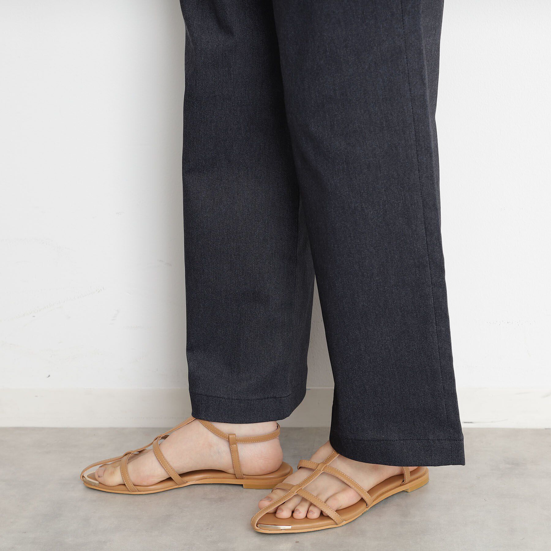 THE SHOP TK「ハイパーストレッチワイドパンツ【洗える】」|その他|