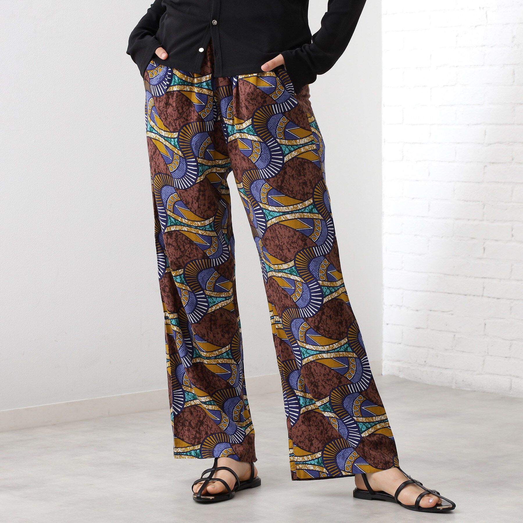 THE SHOP TK「柄アソートイージーパンツ【洗える】」|その他|