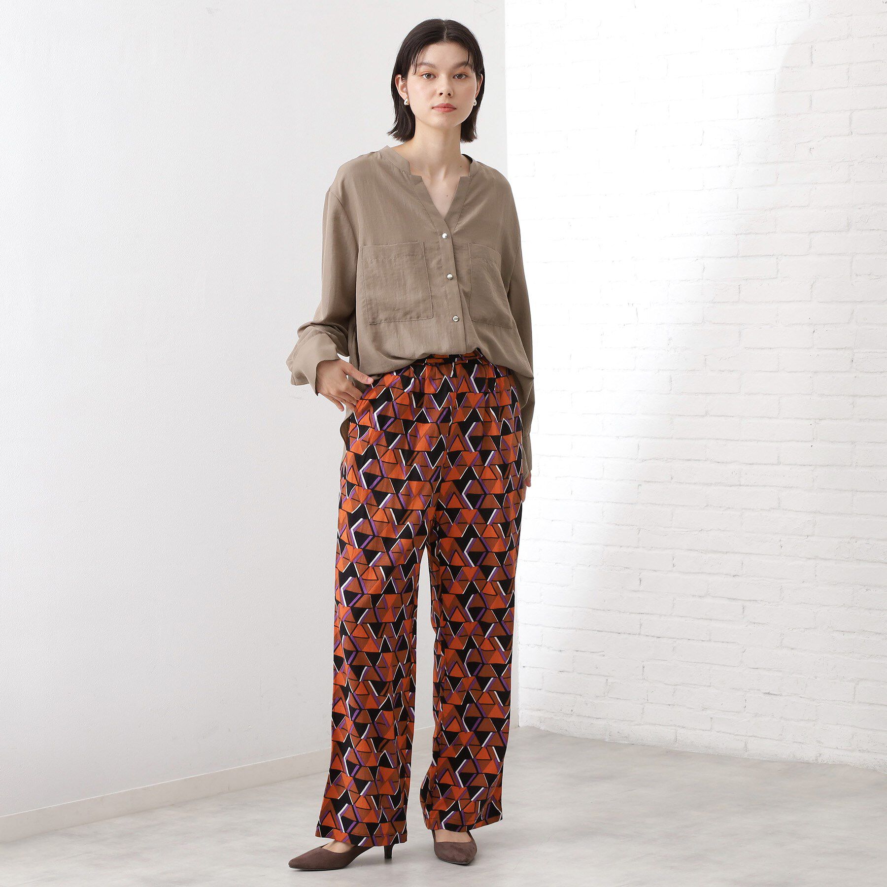 THE SHOP TK「柄アソートイージーパンツ【洗える】」|その他|