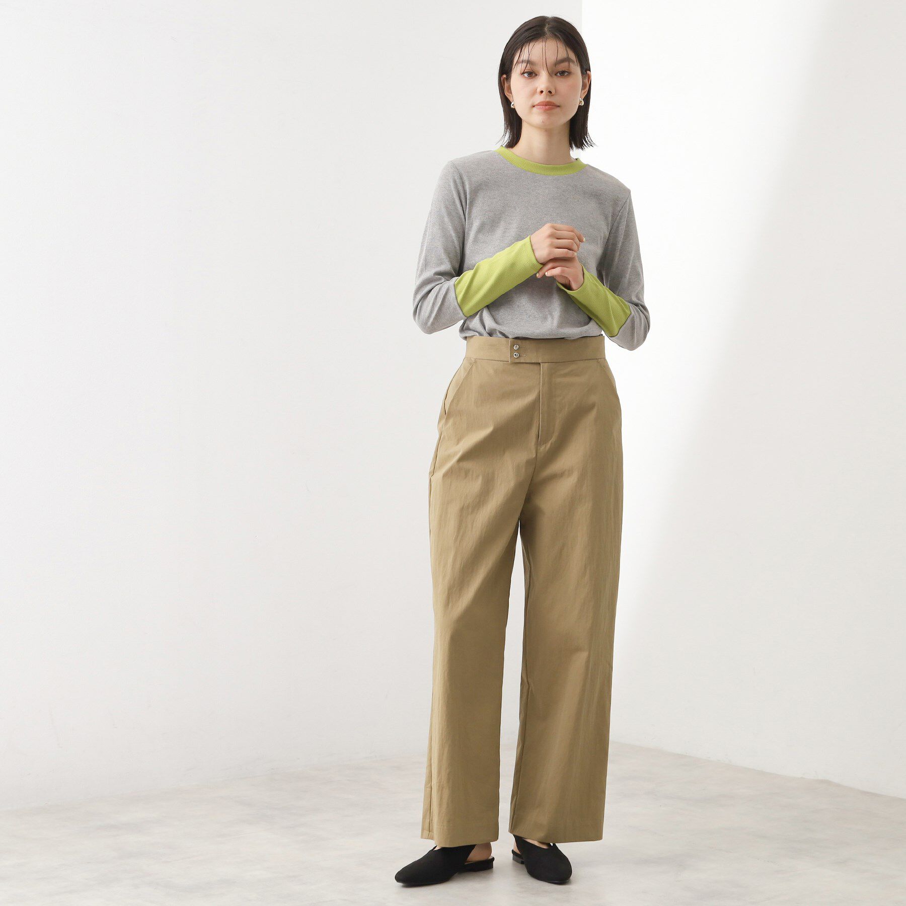 THE SHOP TK「バイカラーテレコプルオーバー」|Tシャツ・カットソー|