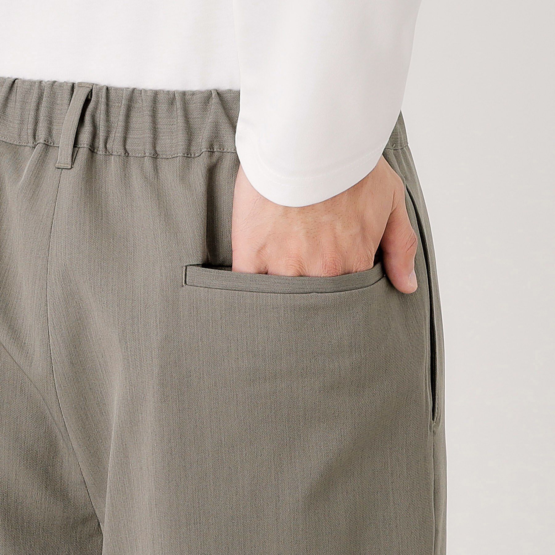 THE SHOP TK「セミワイドイージーパンツ【洗濯機OK】」|その他|