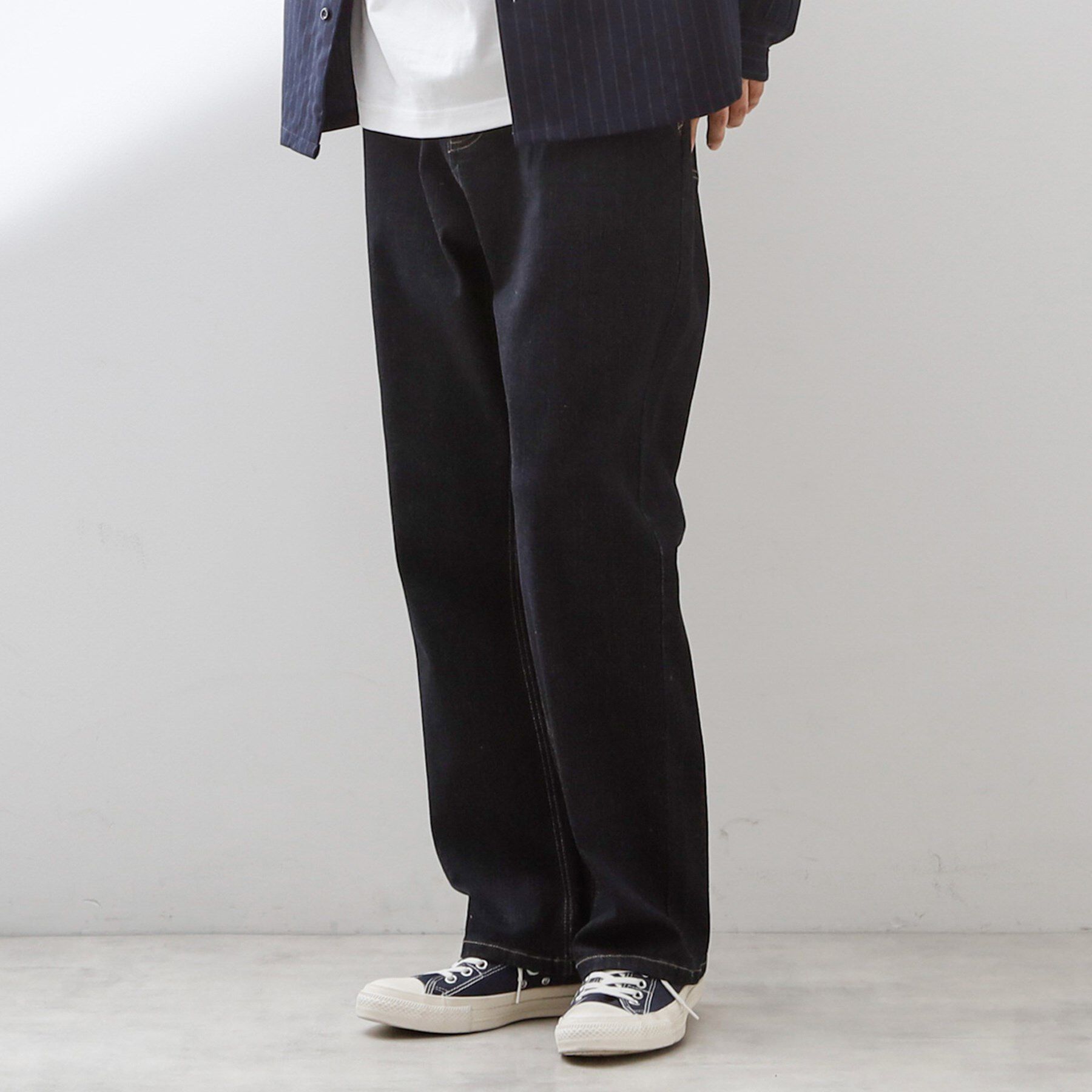 THE SHOP TK「コットンカーブデニム 【セットアップ可/洗濯機OK】」|デニム|