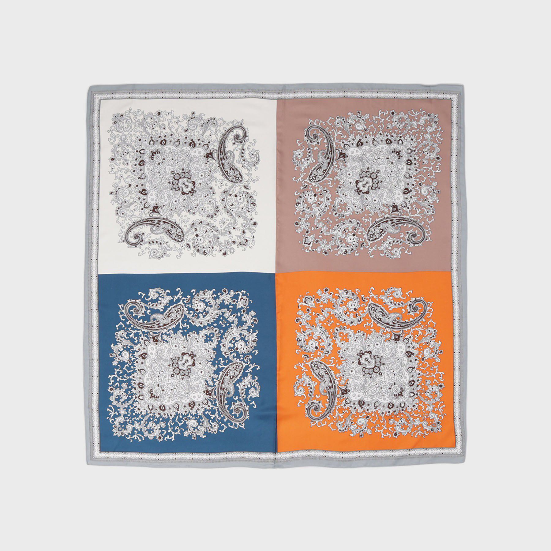 THE SHOP TK「大判スカーフ」|バンダナ・スカーフ|オレンジ(167)