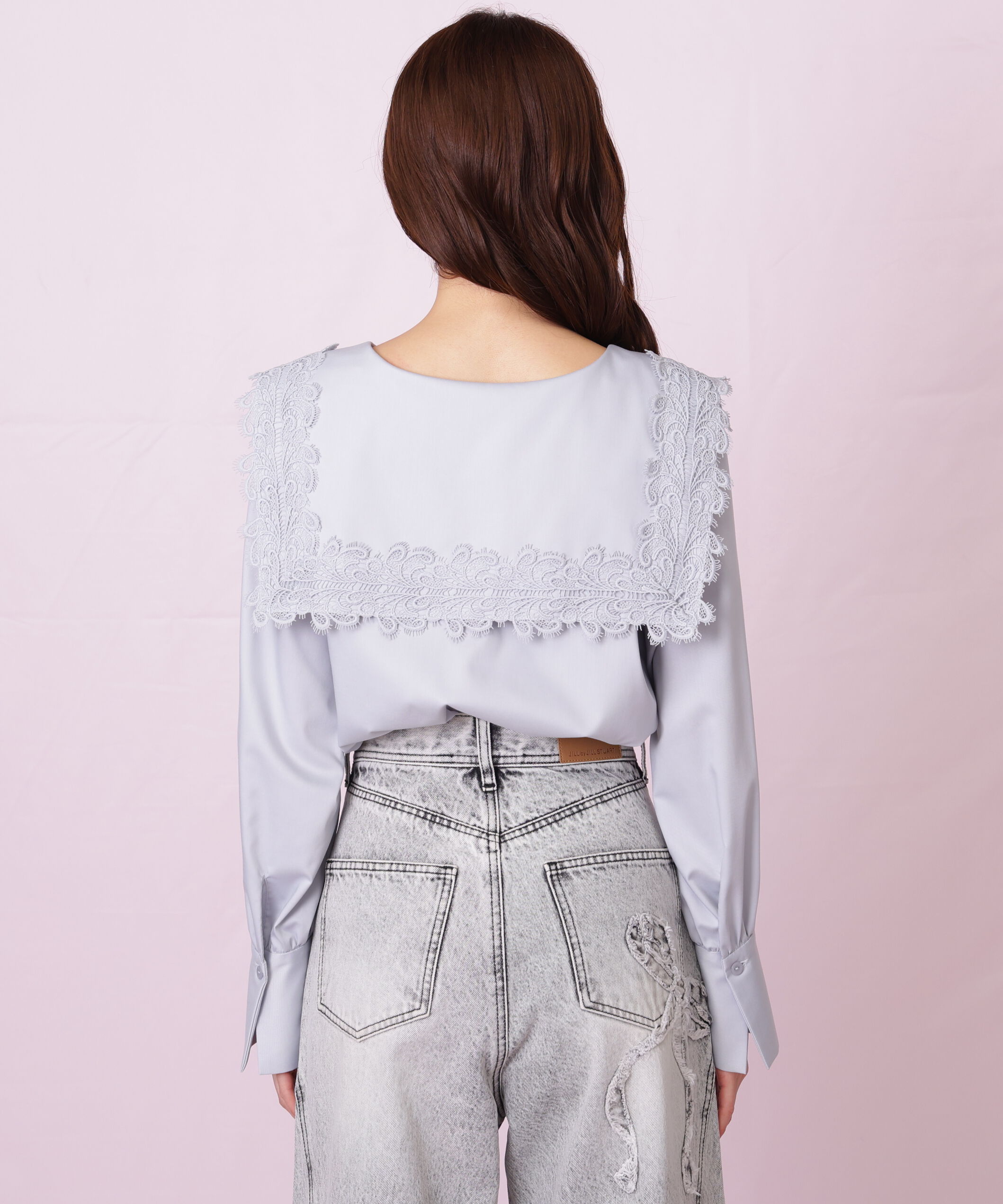  「レースセーラーカラーブラウス」|シャツ・ブラウス|