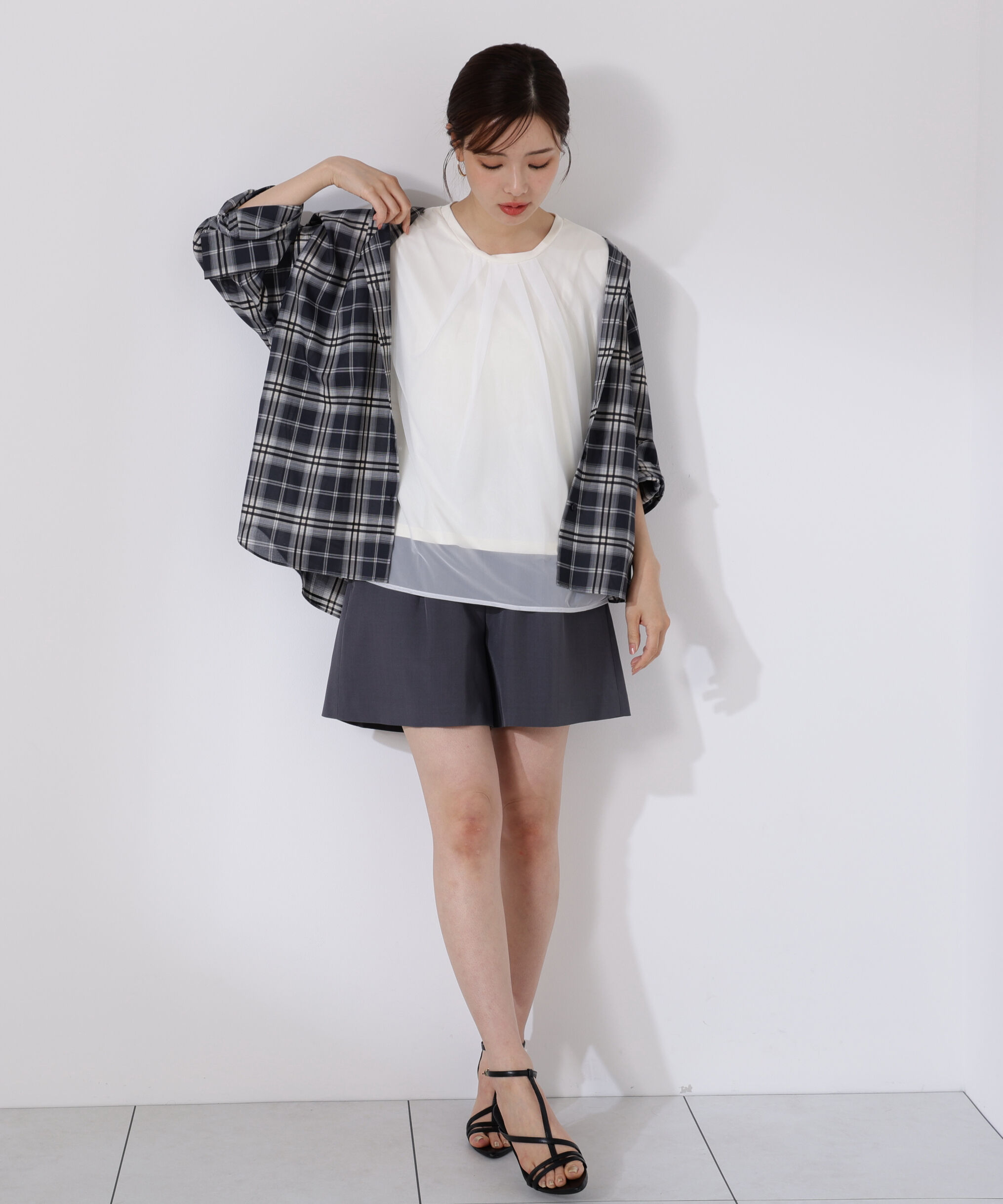 PROPORTION BODY DRESSING「タックショートパンツ」|その他|