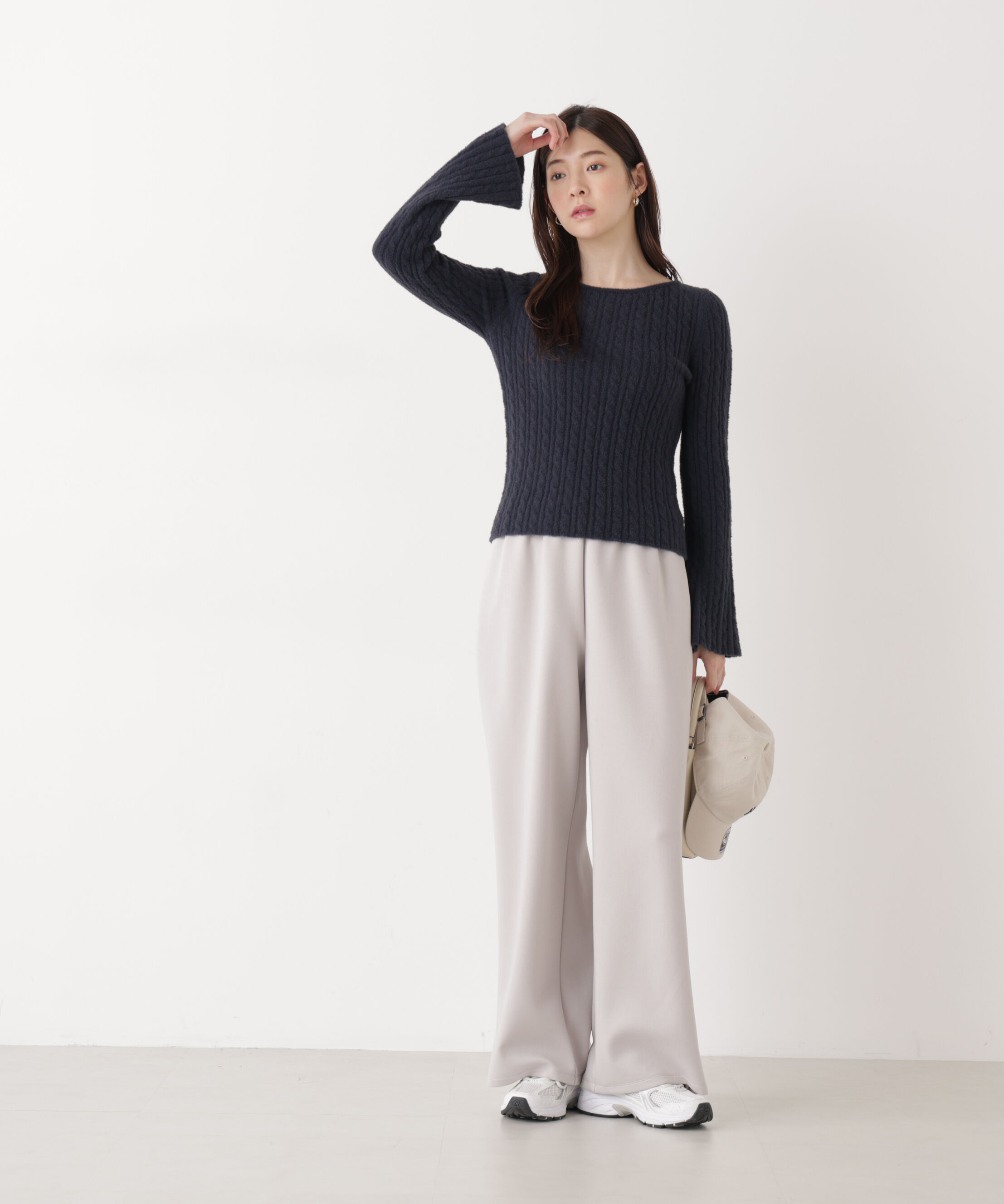 PROPORTION BODY DRESSING「＜ウォッシャブル＞スエットイージーパンツ 25AW」|その他|グレージュ