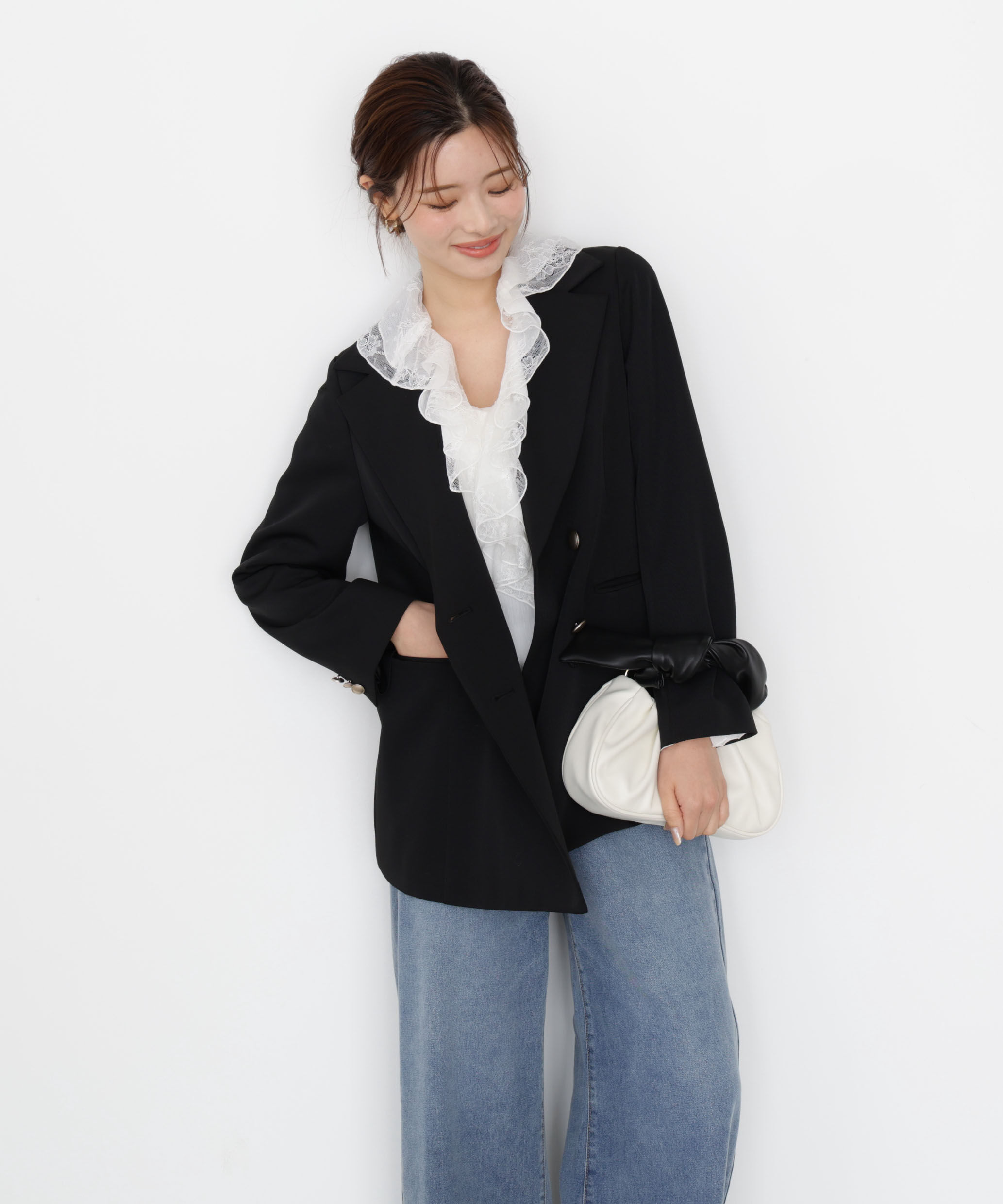 PROPORTION BODY DRESSING「ゴールド釦ダブルブレストジャケット 25AW」|その他|