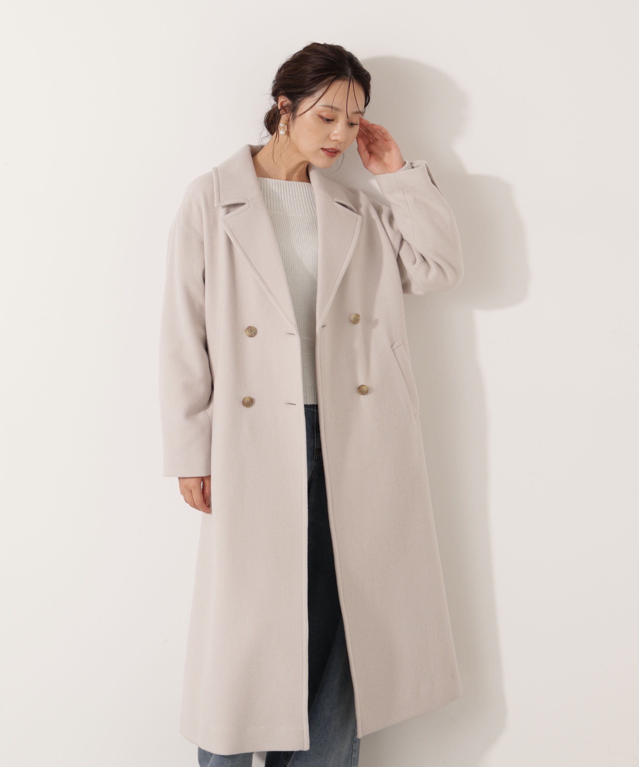 PROPORTION BODY DRESSING「ダブル釦チェスターコート 25AW」|その他|