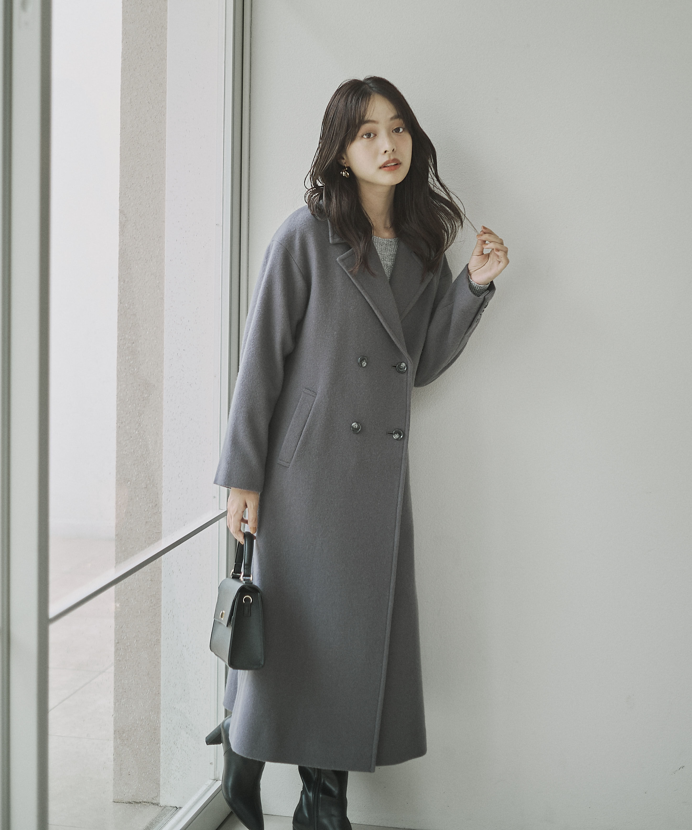 PROPORTION BODY DRESSING「ダブル釦チェスターコート 25AW」|その他|