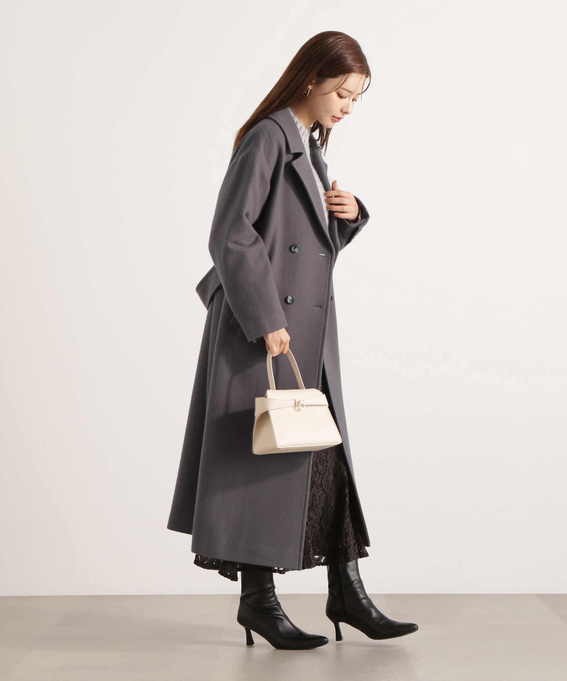 PROPORTION BODY DRESSING「ダブル釦チェスターコート 25AW」|その他|