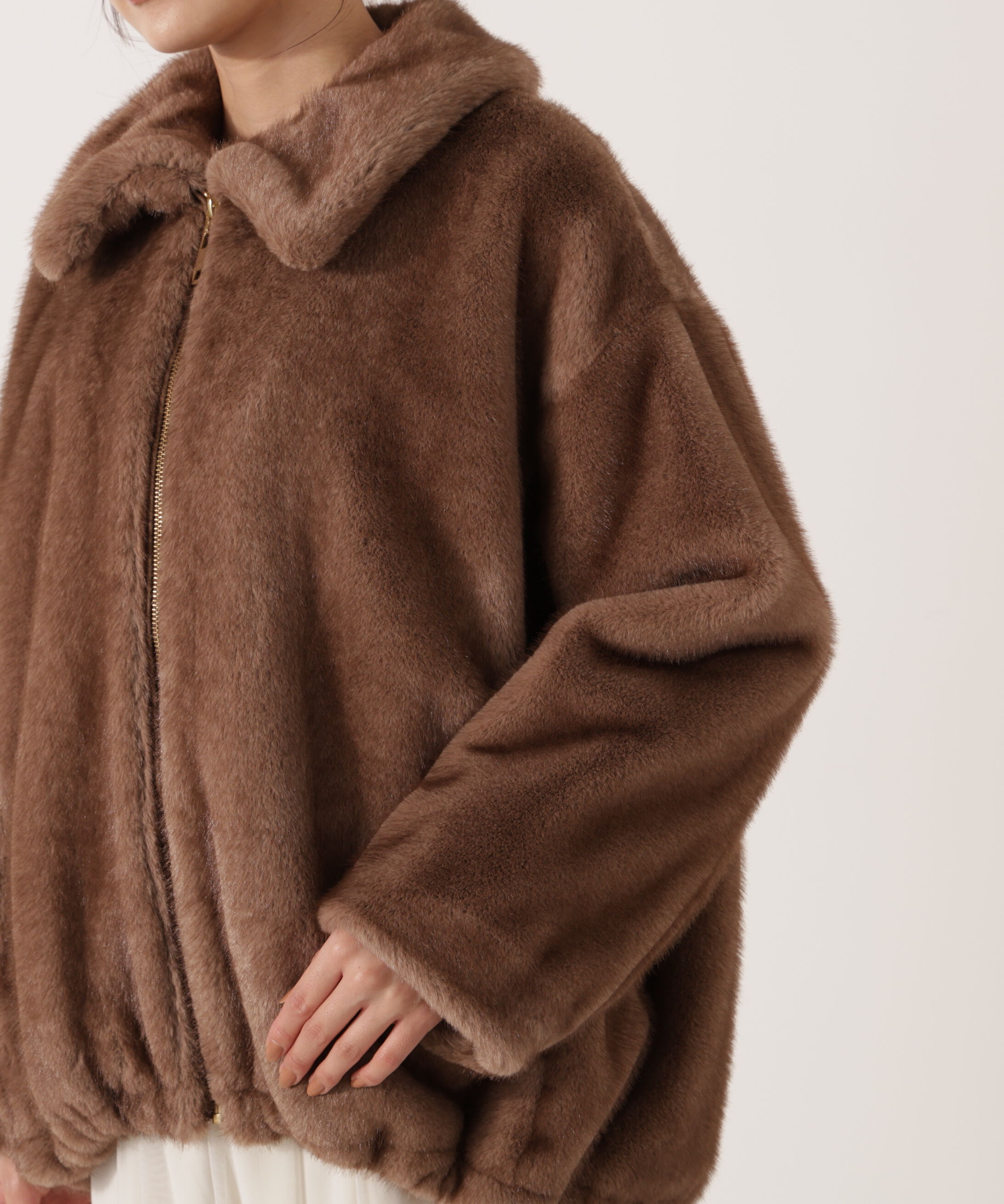 PROPORTION BODY DRESSING「フェイクファーブルゾン 25AW」|ブルゾン・スタジャン|