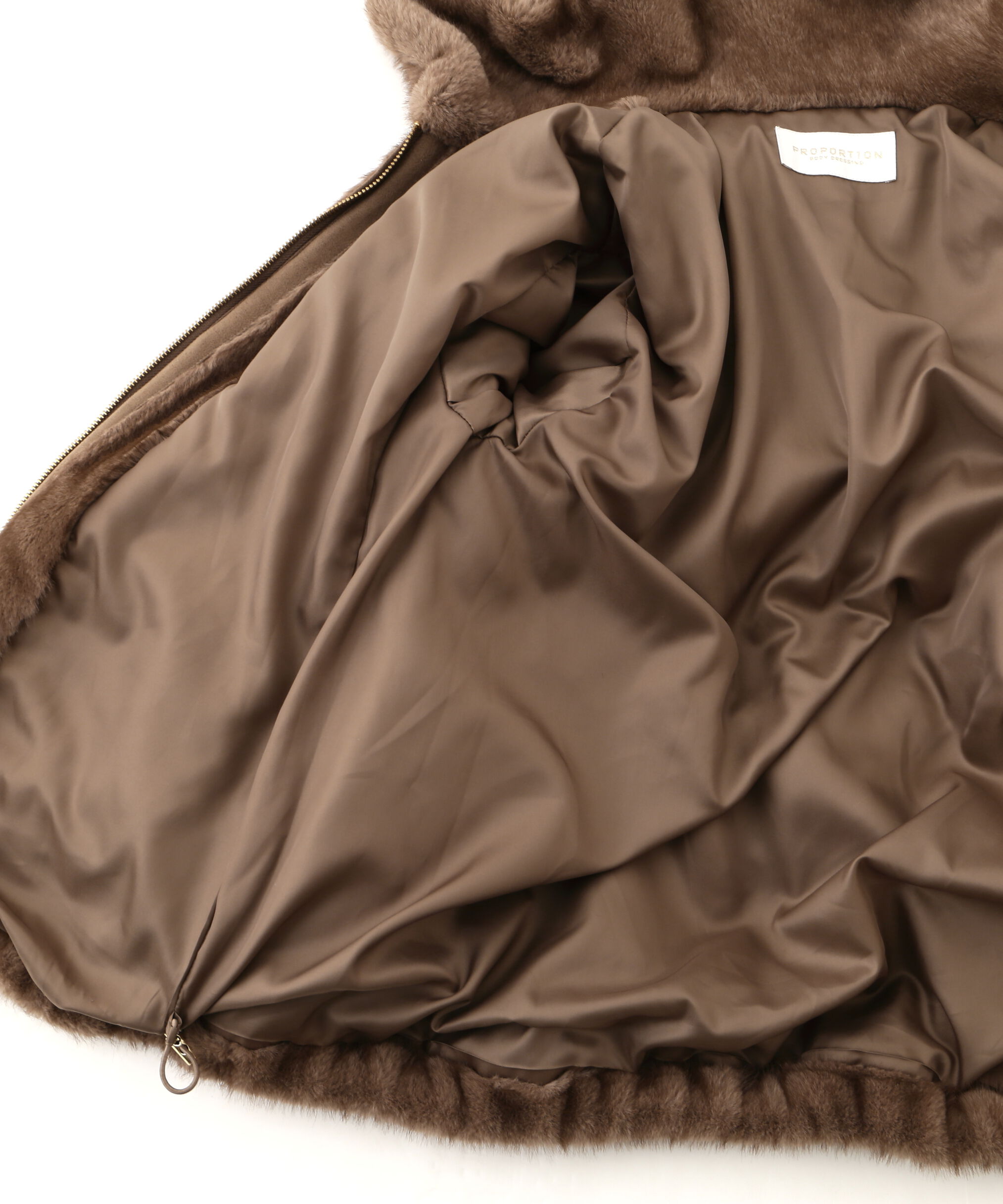 PROPORTION BODY DRESSING「フェイクファーブルゾン 25AW」|ブルゾン・スタジャン|