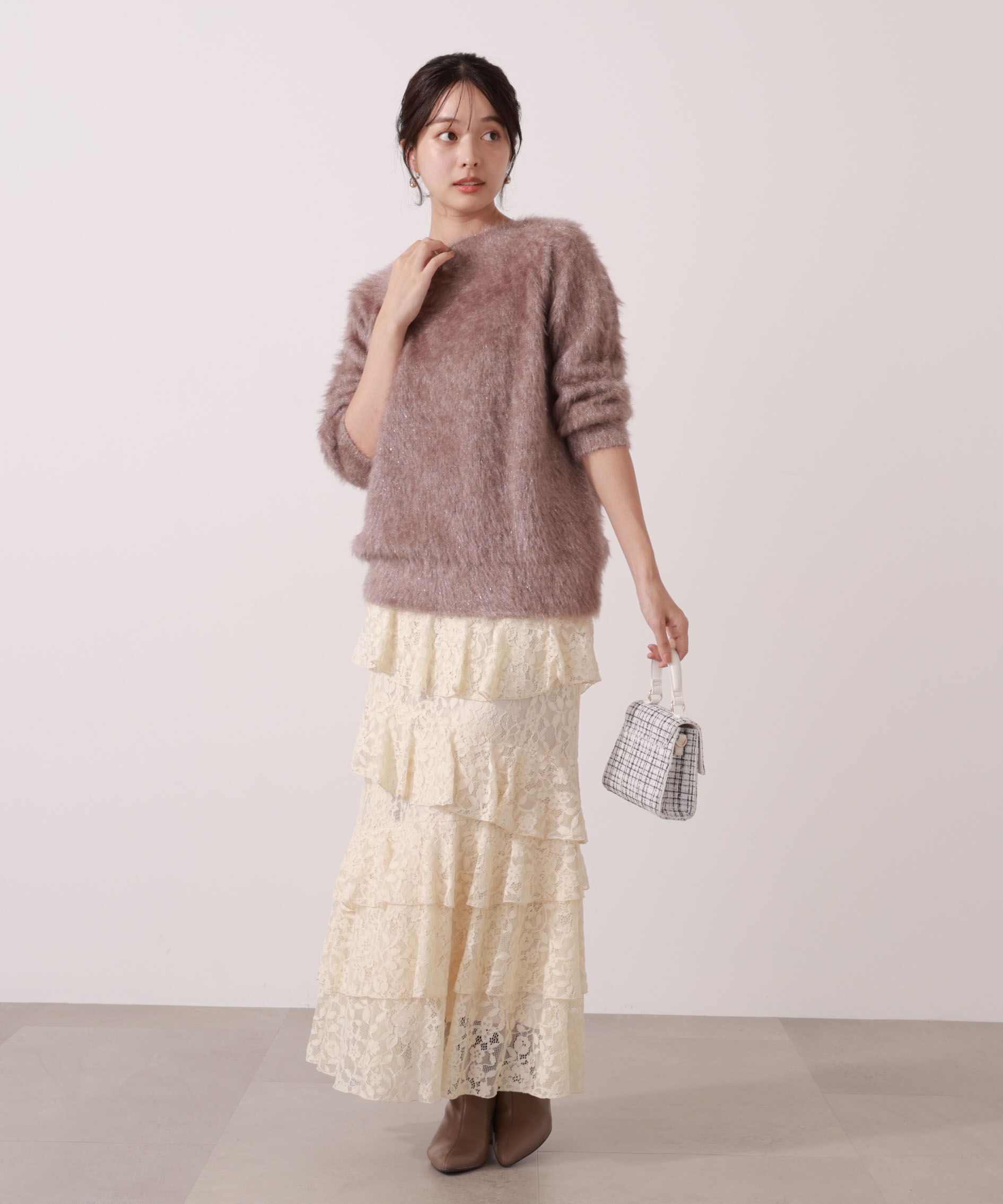 PROPORTION BODY DRESSING「ヘアリーニット 25AW」|ニット・セーター|