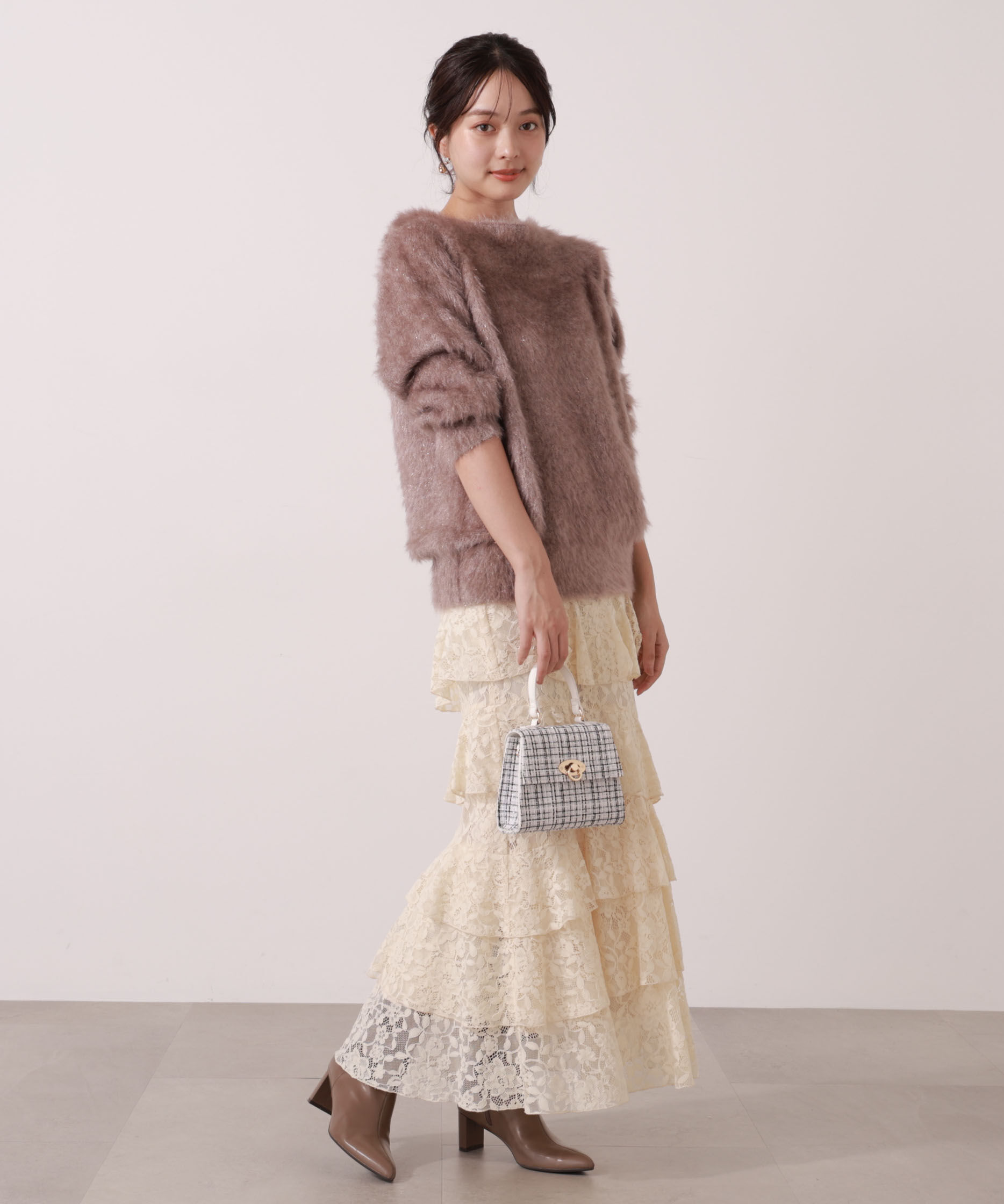 PROPORTION BODY DRESSING「ヘアリーニット 25AW」|ニット・セーター|