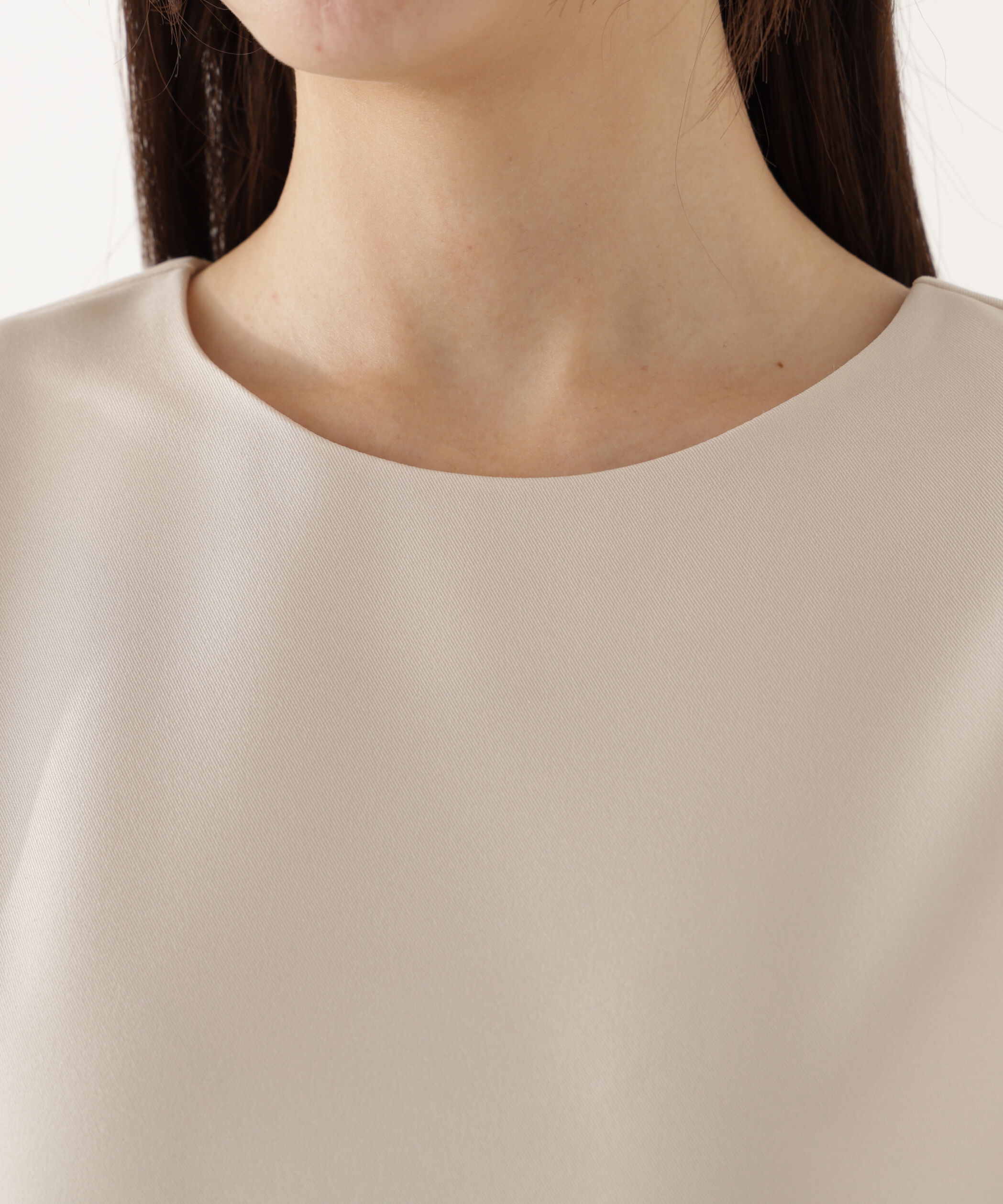 PROPORTION BODY DRESSING「＜ウォッシャブル＞ランダムヘムペプラムブラウス」|シャツ・ブラウス|