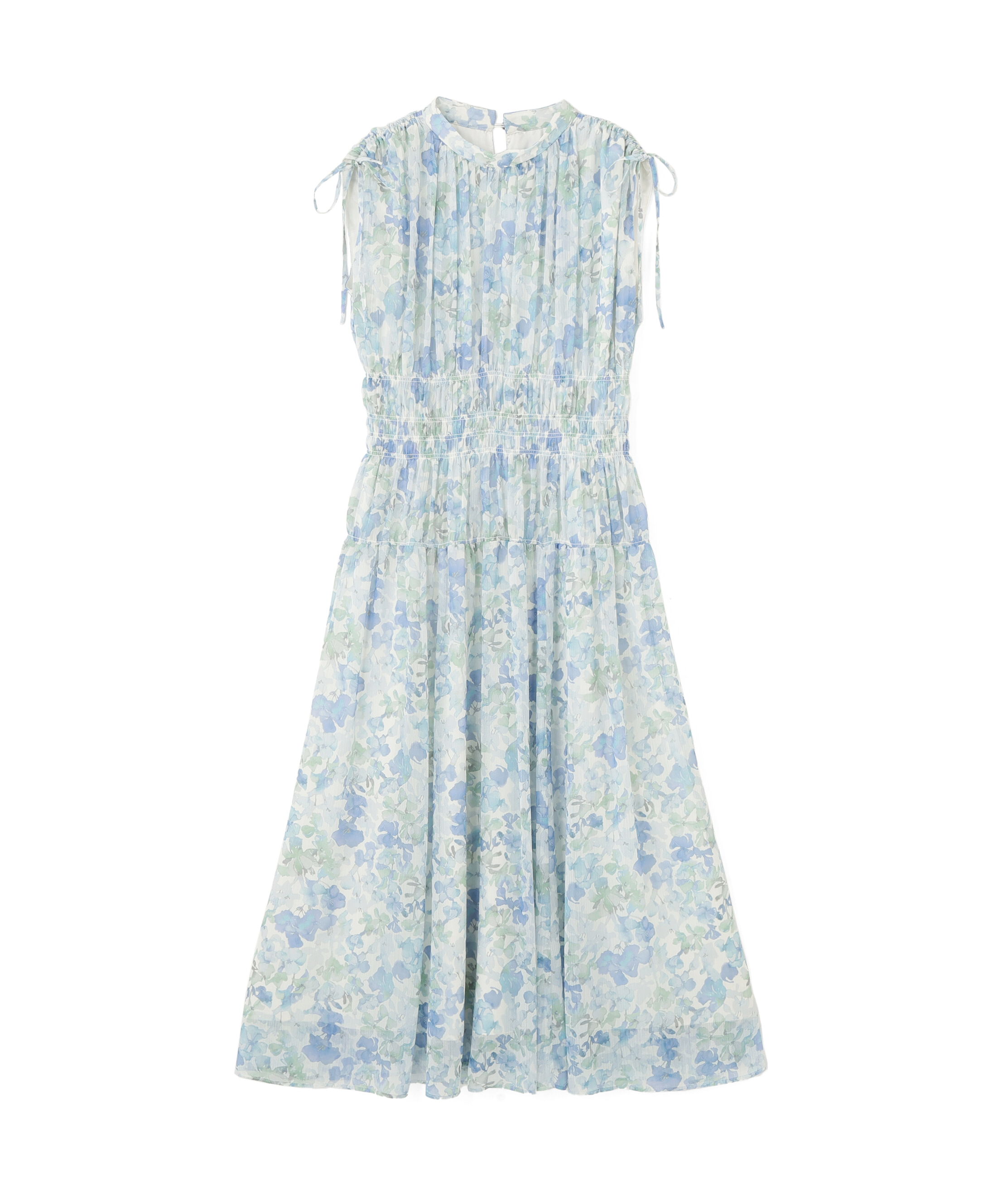 PROPORTION BODY DRESSING「2wayスリーブ花柄シャーリングワンピース 26SS」|ワンピース|