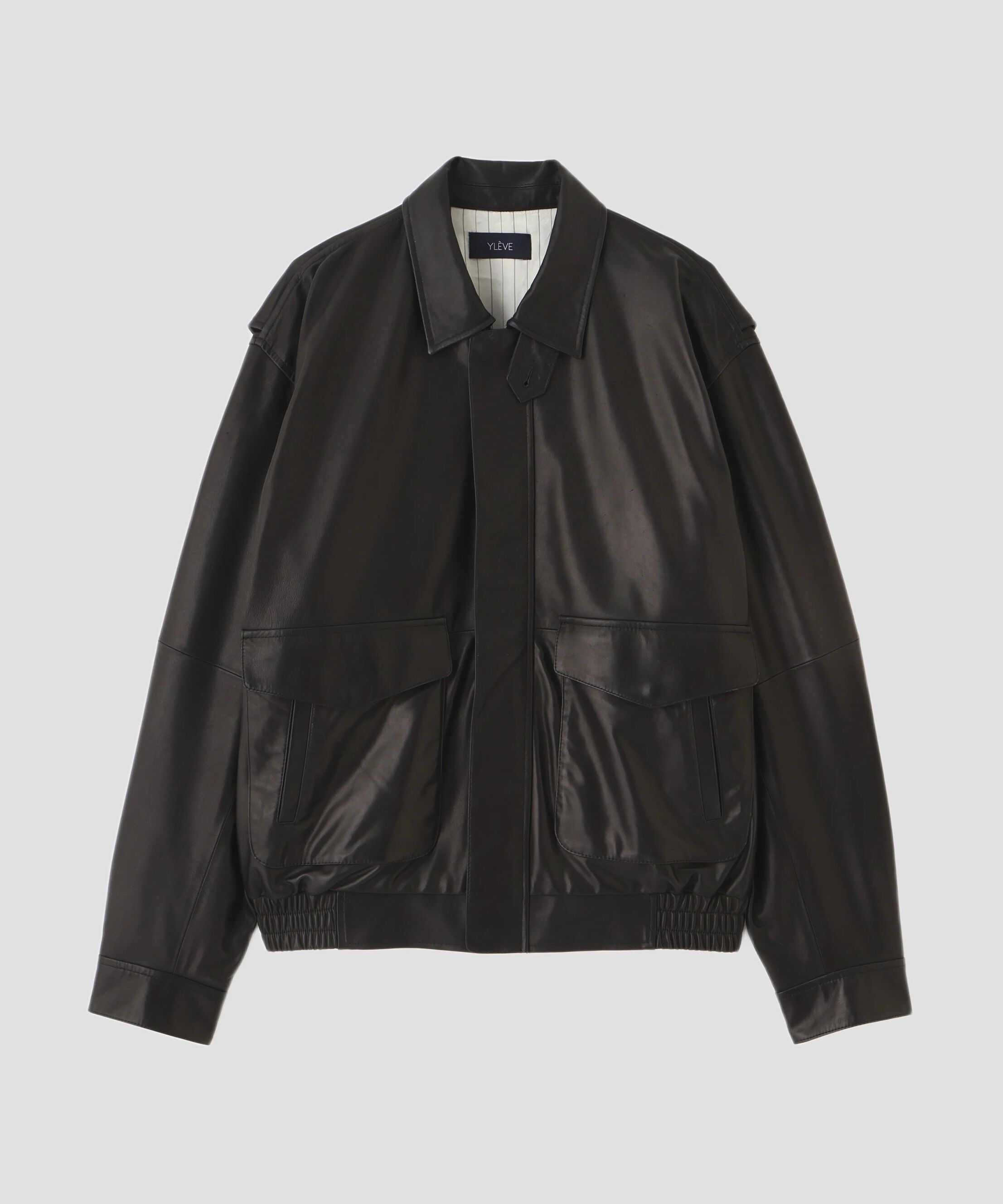YLEVE 「YLEVE / SHEEP LEATHER ZIP BLOUSON」|ブルゾン・スタジャン|