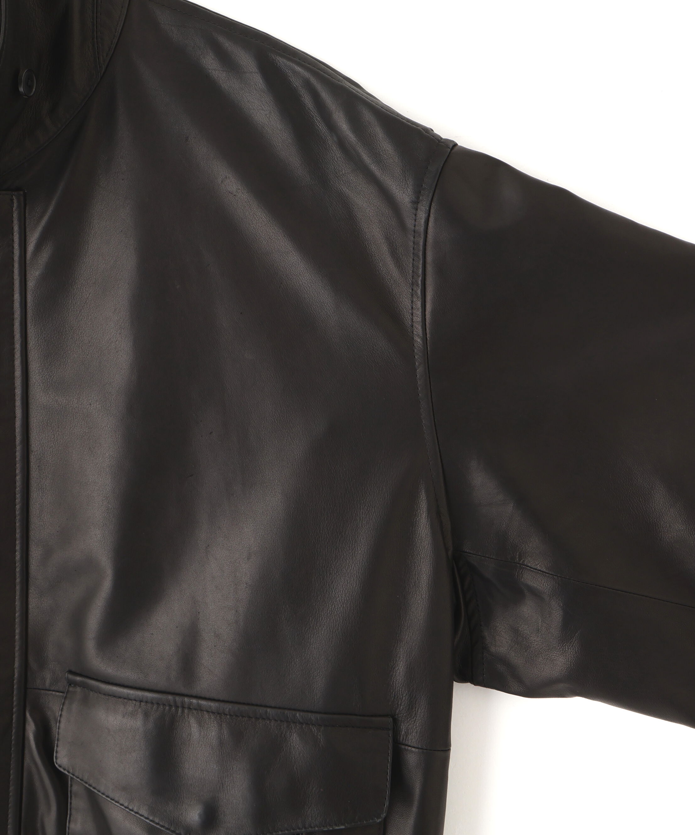 YLEVE 「YLEVE / SHEEP LEATHER ZIP BLOUSON」|ブルゾン・スタジャン|
