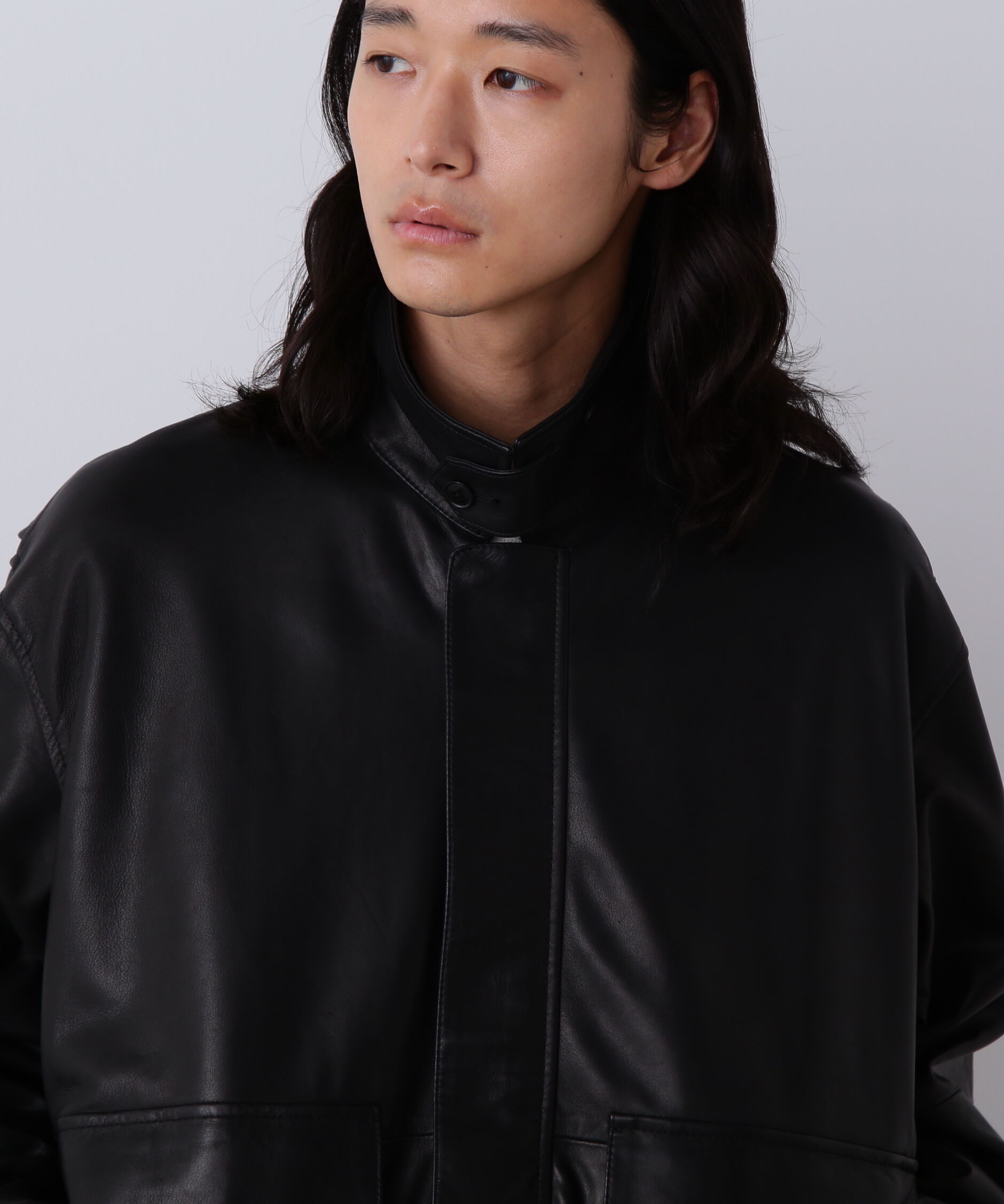 YLEVE 「YLEVE / SHEEP LEATHER ZIP BLOUSON」|ブルゾン・スタジャン|
