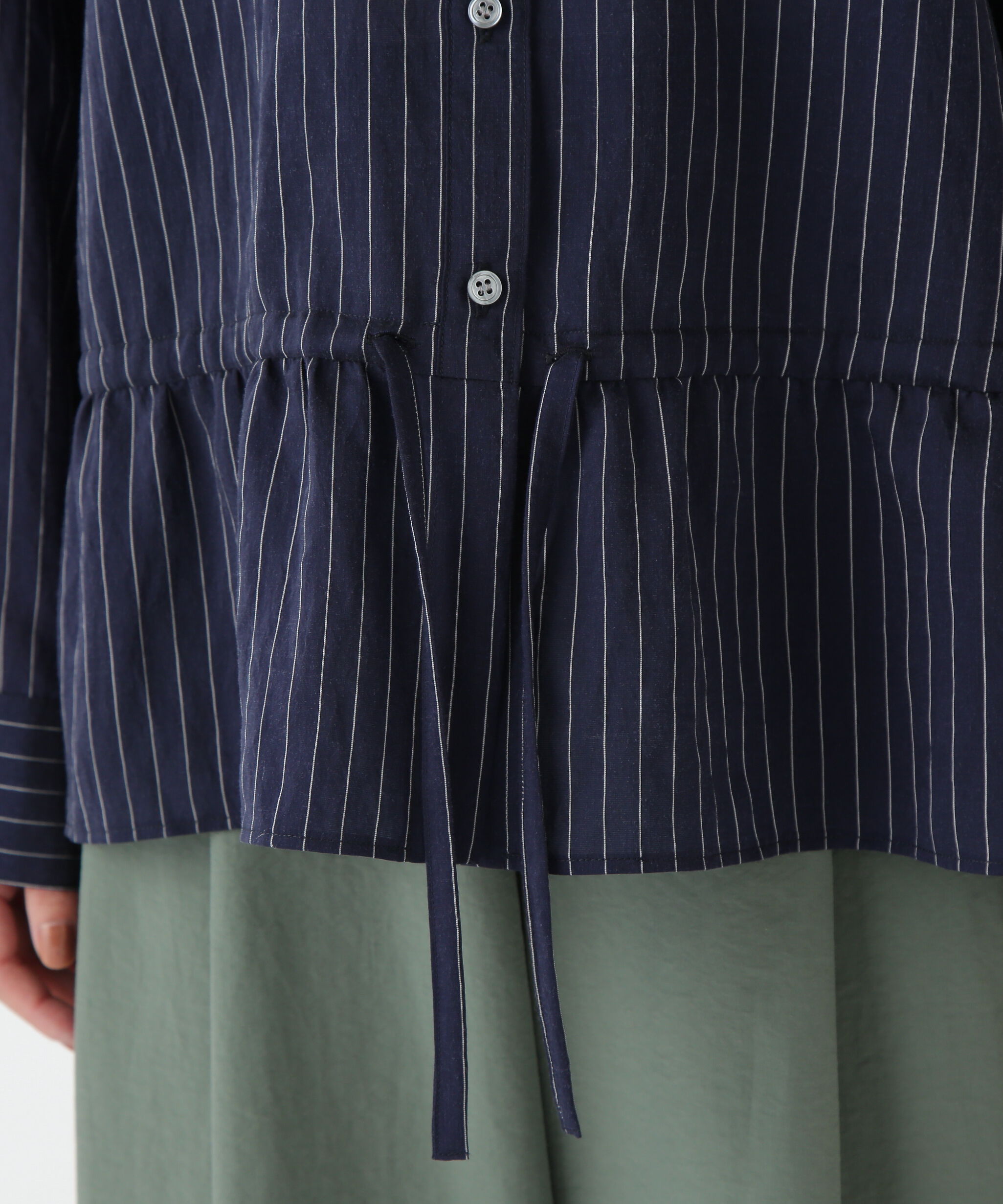  「◆シアストライプブラウス」|シャツ・ブラウス|