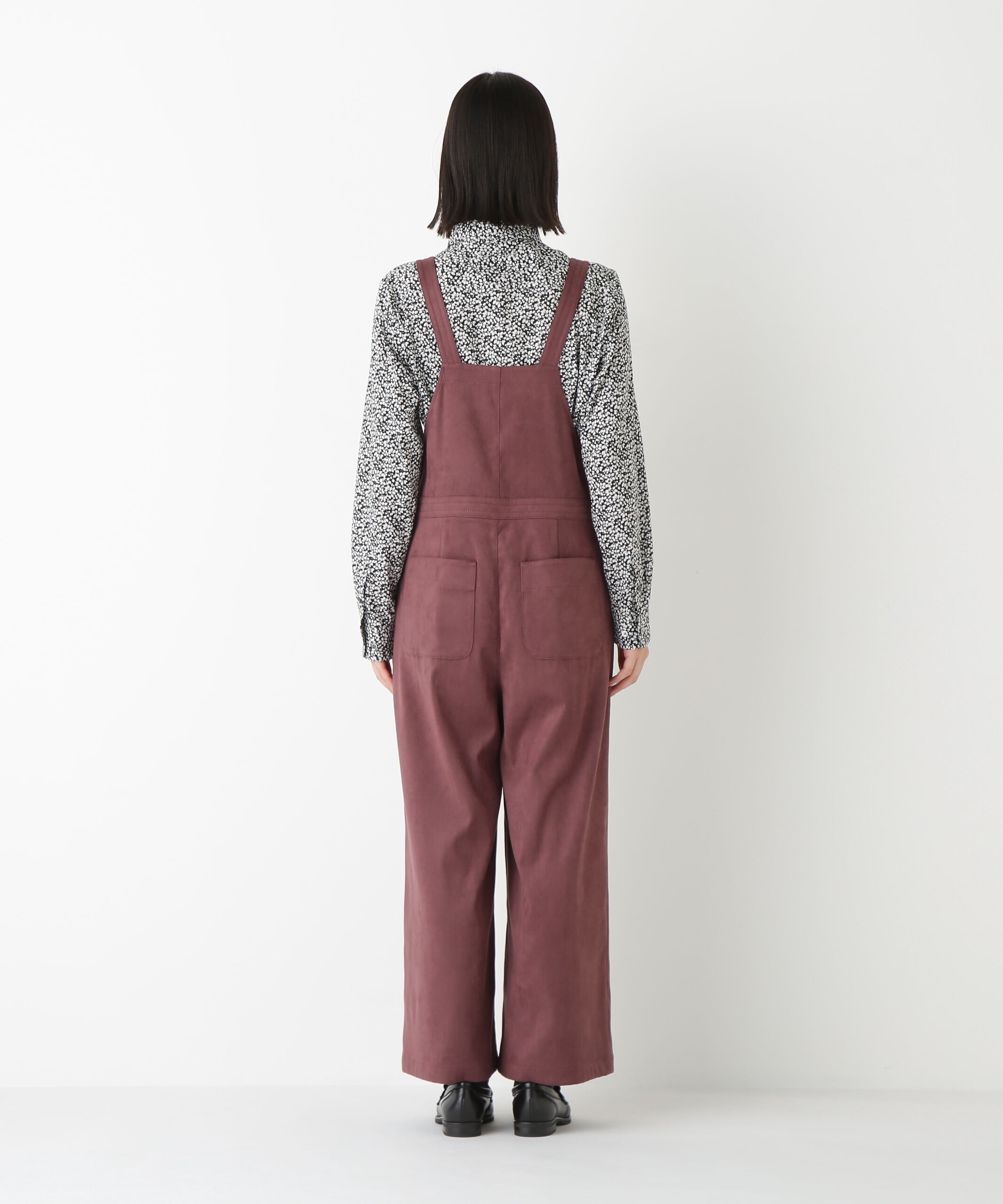  「◆ストレッチスェードオーバーオール」|ワンピース|