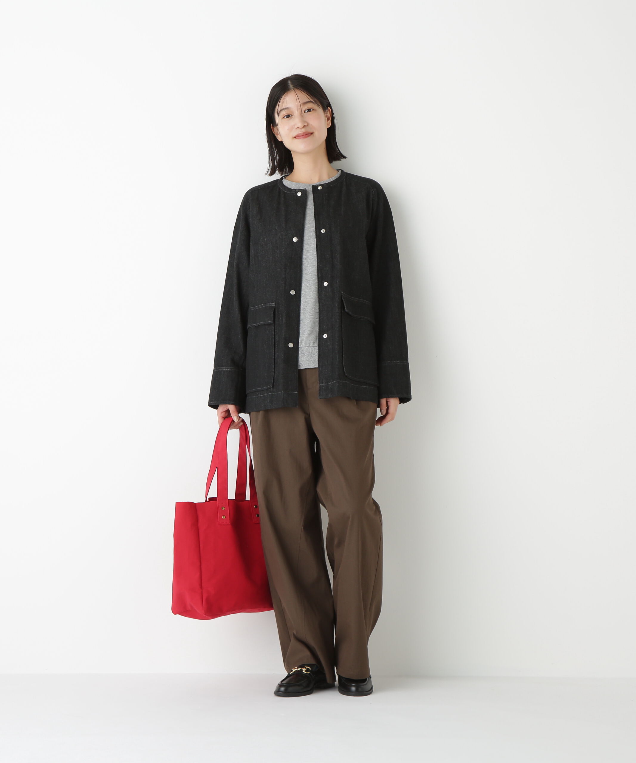  「◆８ｏｚデニムブルゾン」|ブルゾン・スタジャン|