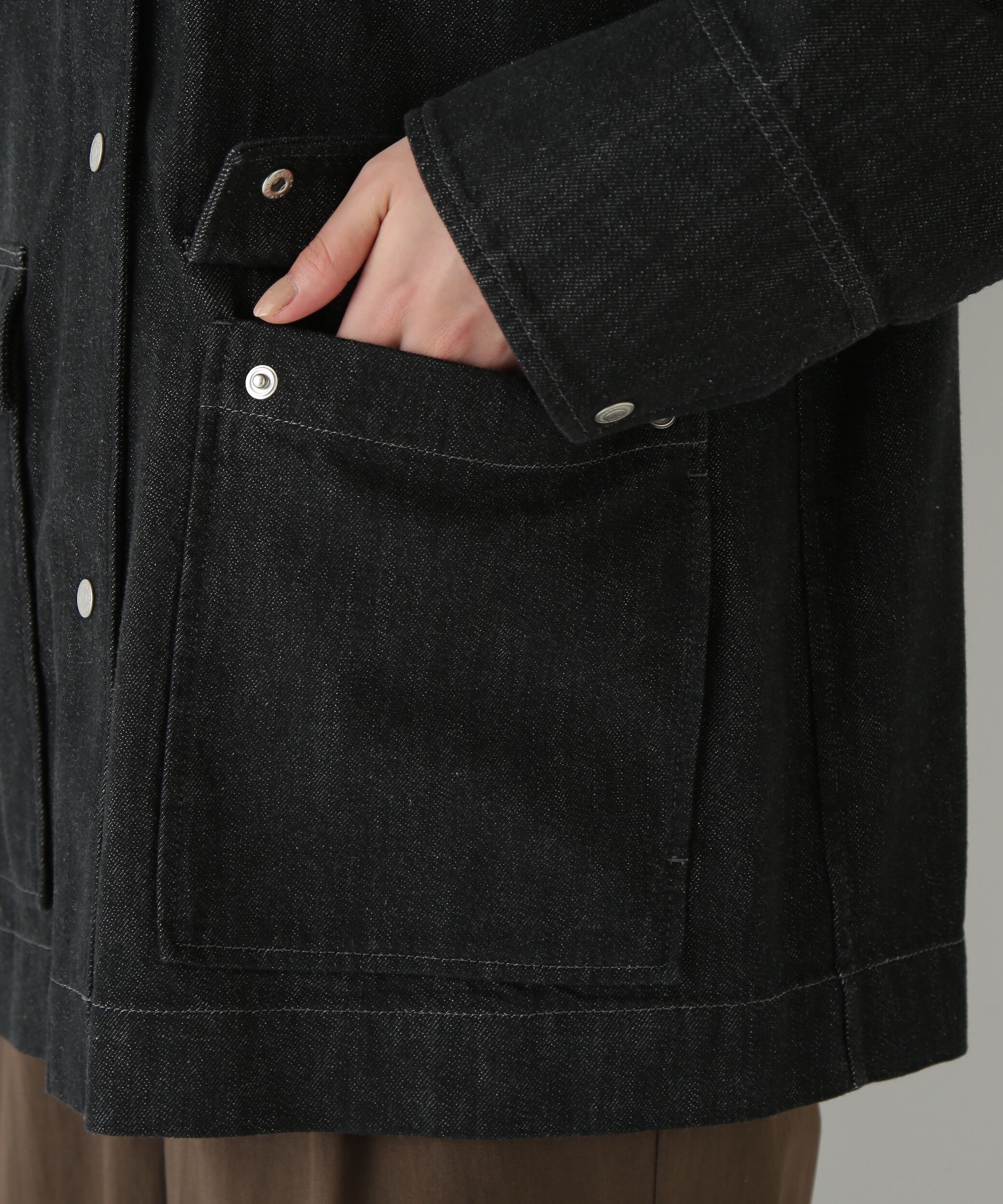  「◆８ｏｚデニムブルゾン」|ブルゾン・スタジャン|