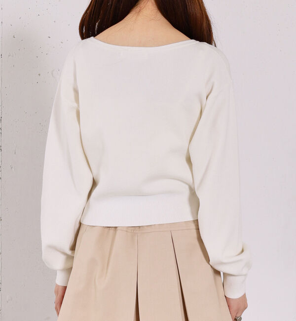 archives「レーストリムニットアンサンブル」|カーディガン|