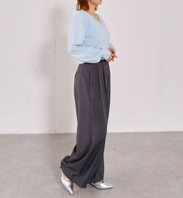 archives「レーストリムニットアンサンブル」|カーディガン|