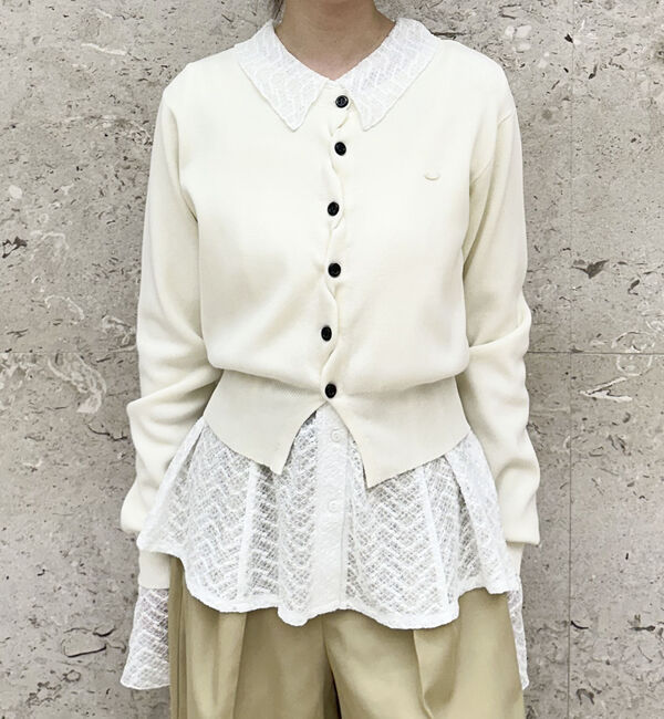 archives「フレアレースポロＴＯＰＳ」|Tシャツ・カットソー|OFF WHITE