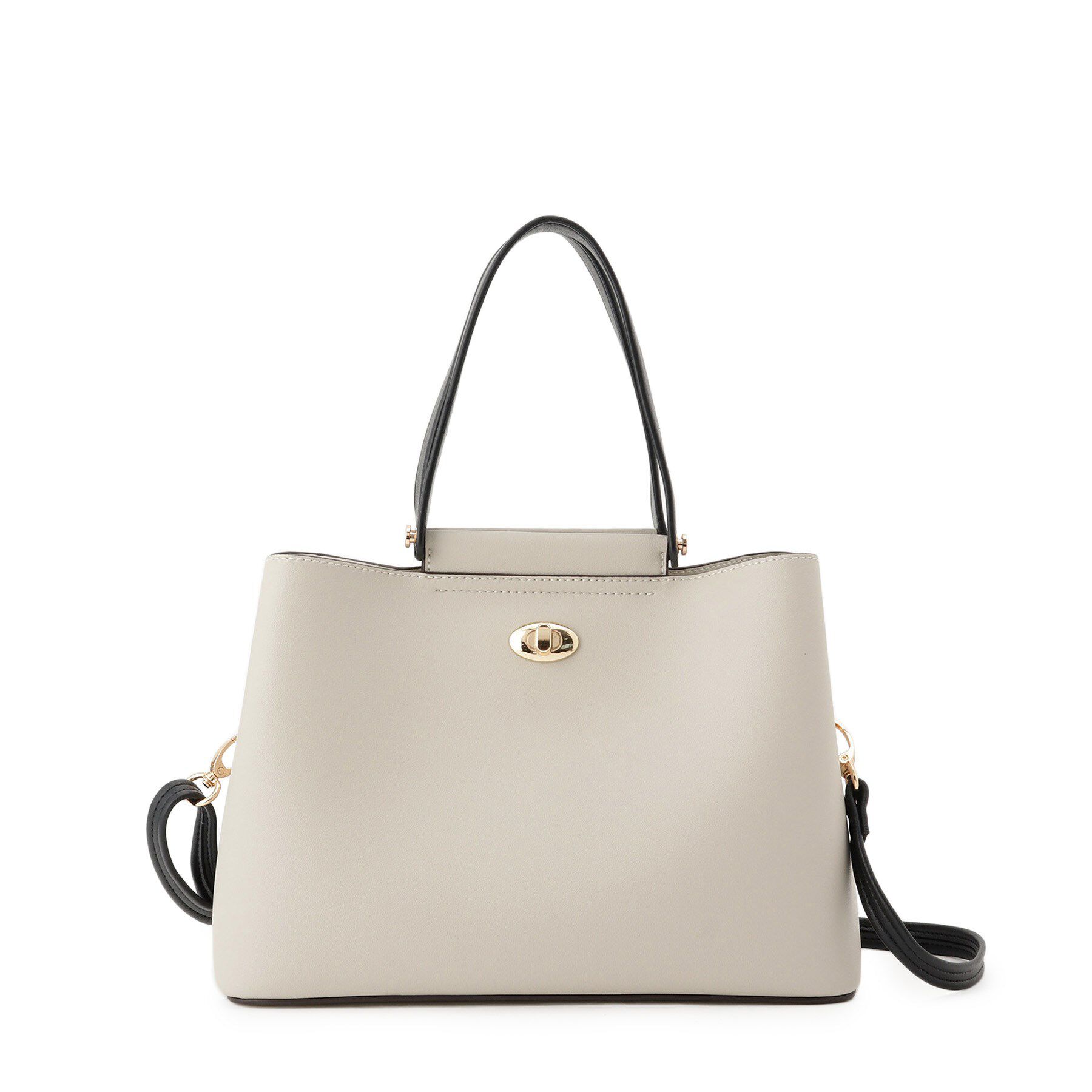 SHOO･LA･RUE「【セレモニー/2WAY】フロント金具トートバッグ」|トートバッグ|