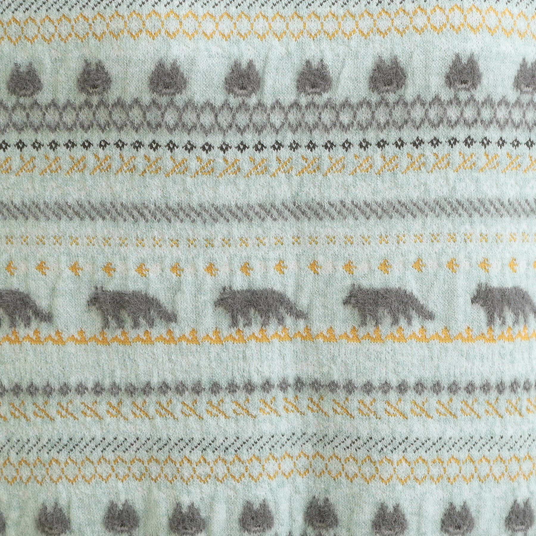 SHOO･LA･RUE「【旭山動物園応援商品】ノルディック柄 モールニット」|ニット・セーター|