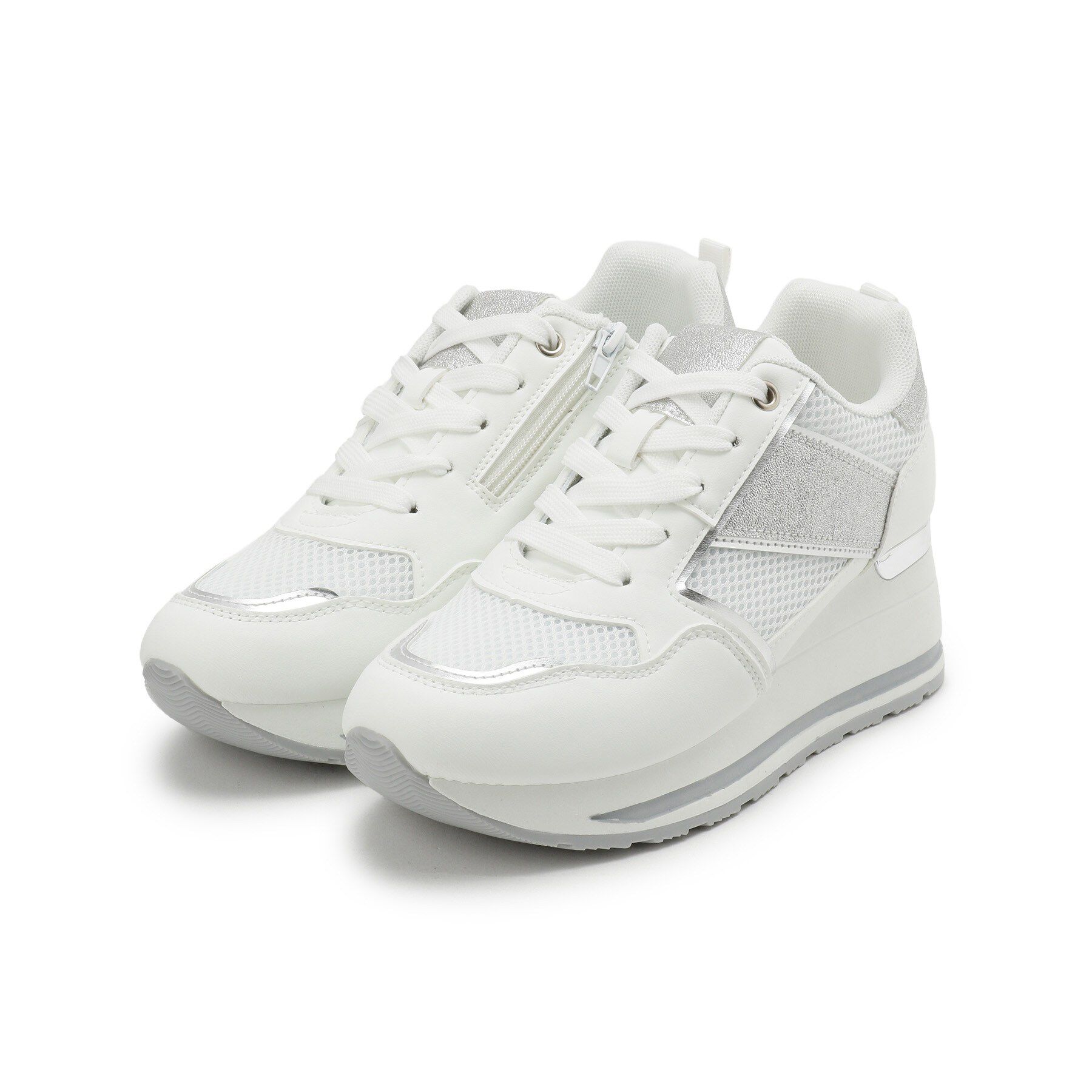 SHOO･LA･RUE「ヒールアップスニーカー」|スニーカー|アイボリー(004)