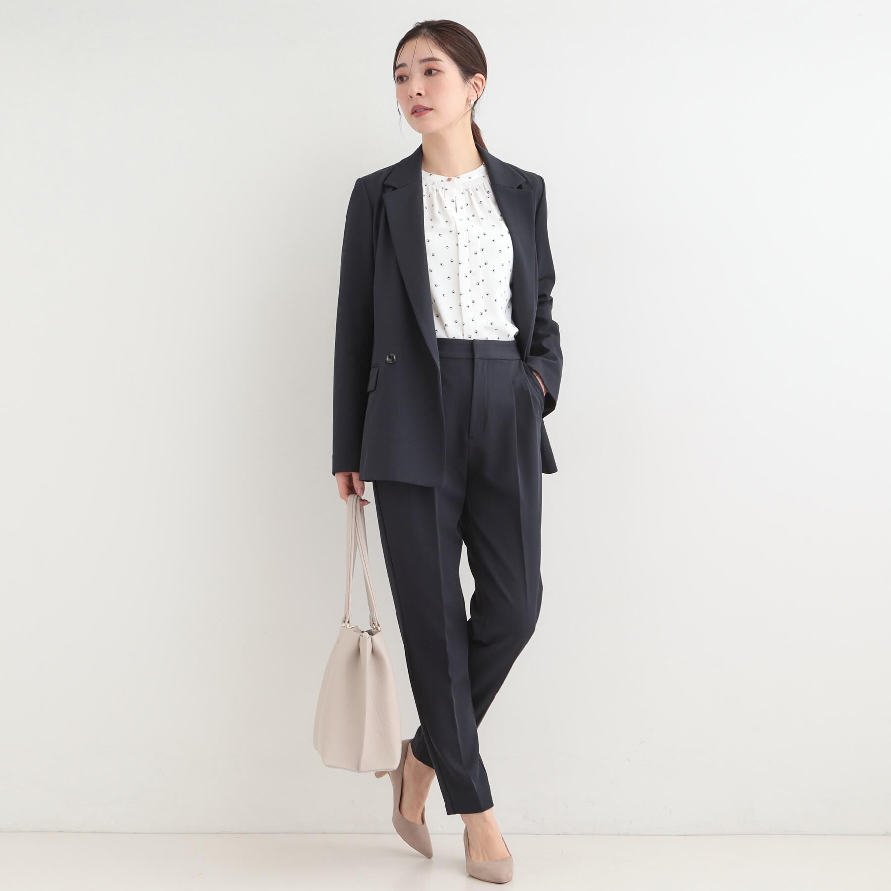 SHOO･LA･RUE「【洗濯機可/イージーケア/UV】2タックテーパードパンツ」|その他|