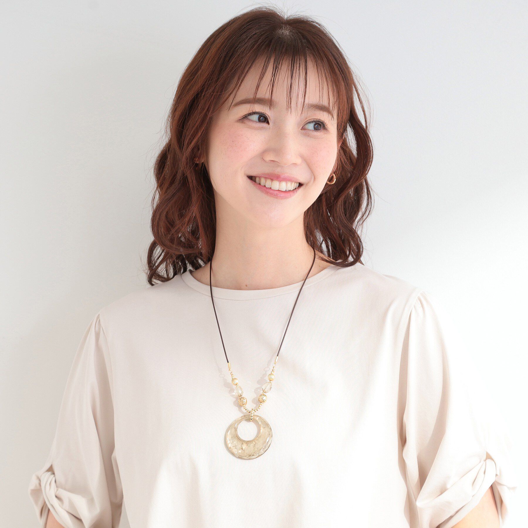 SHOO･LA･RUE「シェルミックスネックレス」|ネックレス|