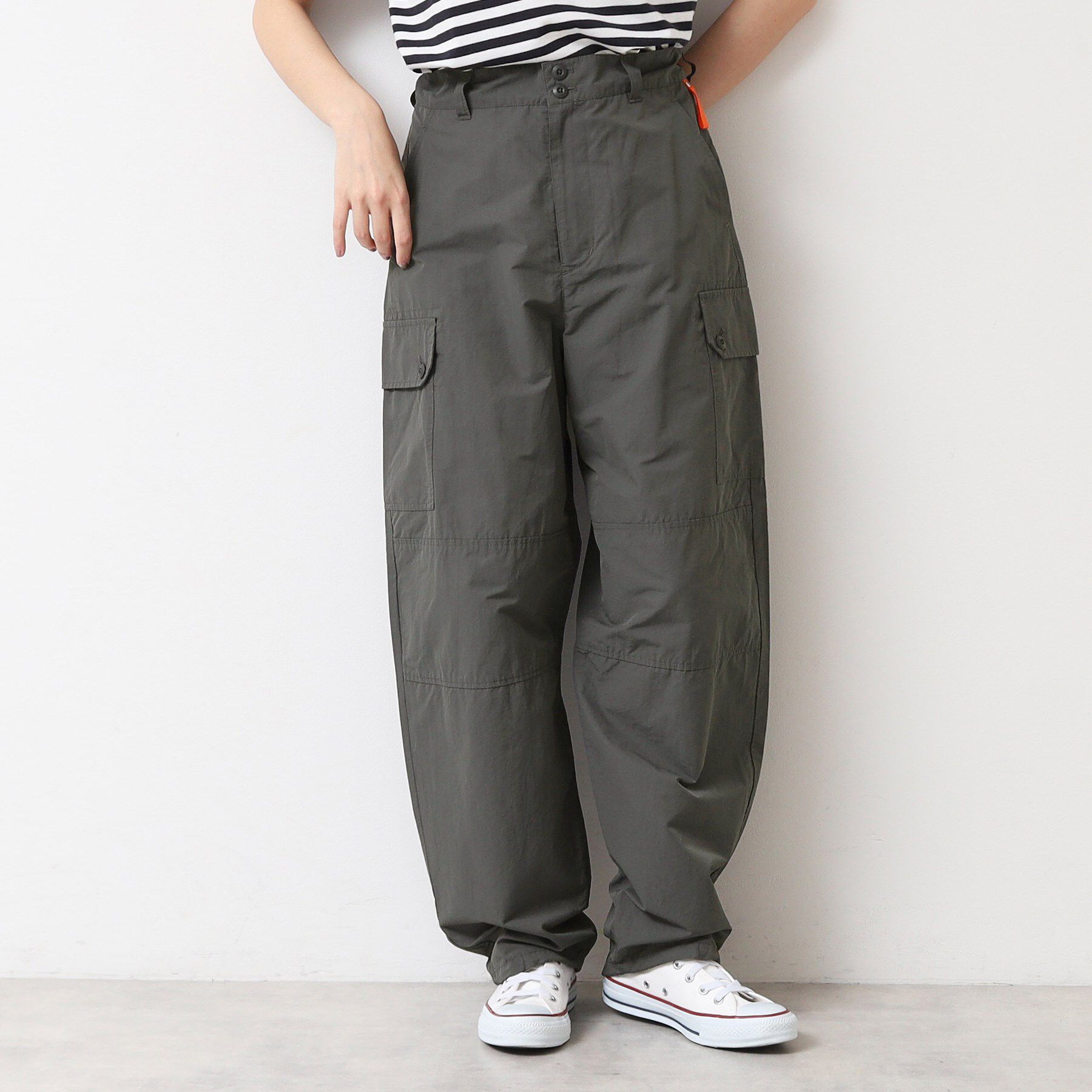 Dessin「【洗える】スピンドル付カーゴパンツ」|その他|チャコールグレー(0