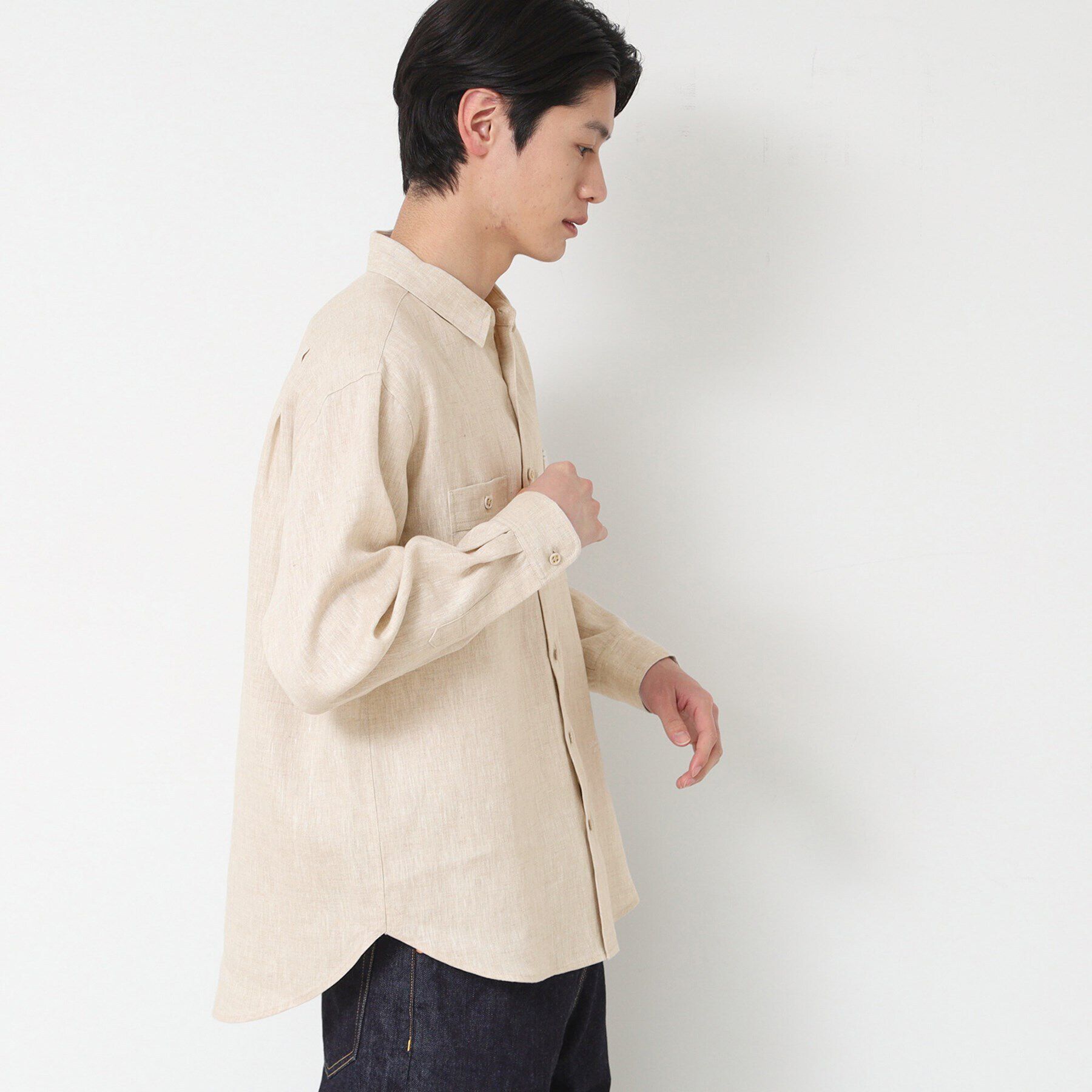 Dessin「【ユニセックス】リネンシャツ」|シャツ・ブラウス|