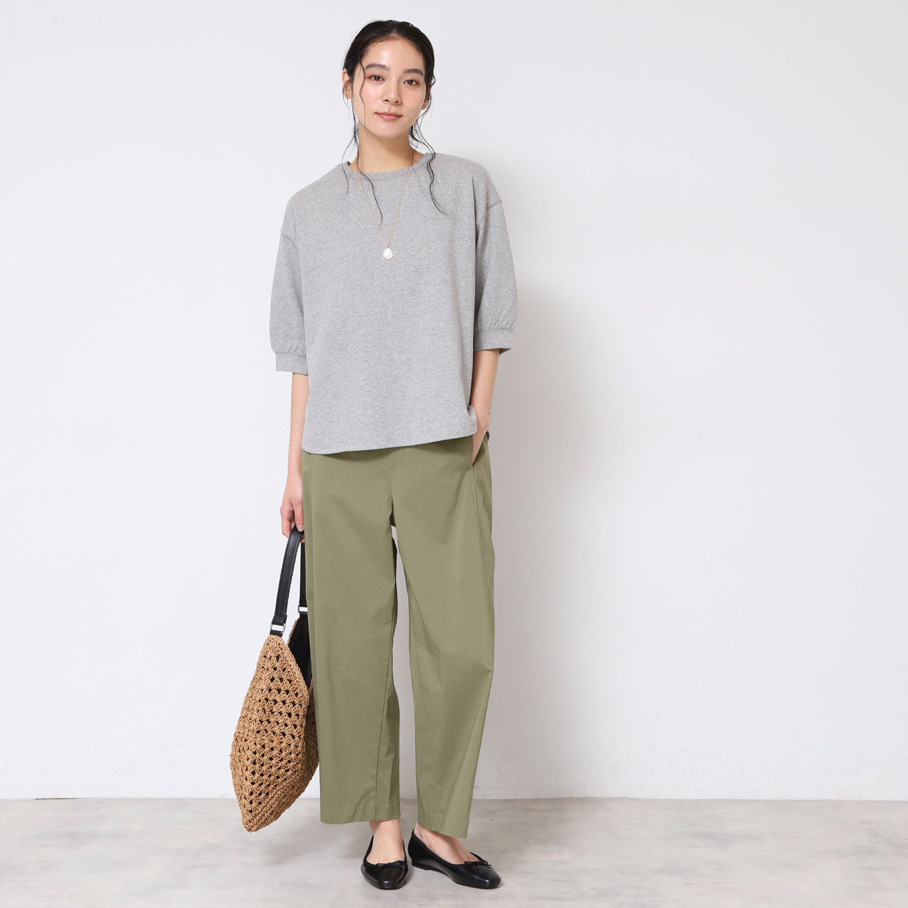 Dessin「【洗える】ストレッチセミワイドパンツ」|その他|