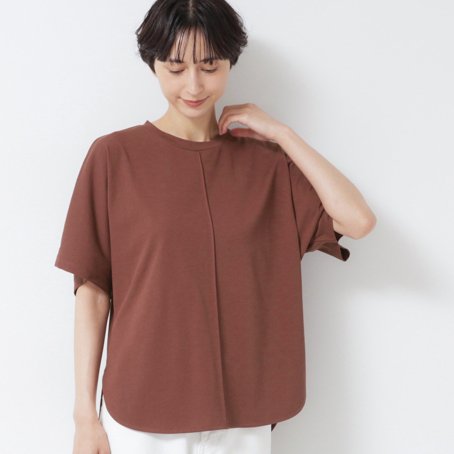 Dessin「【洗える】フレアカットソー」|Tシャツ・カットソー|