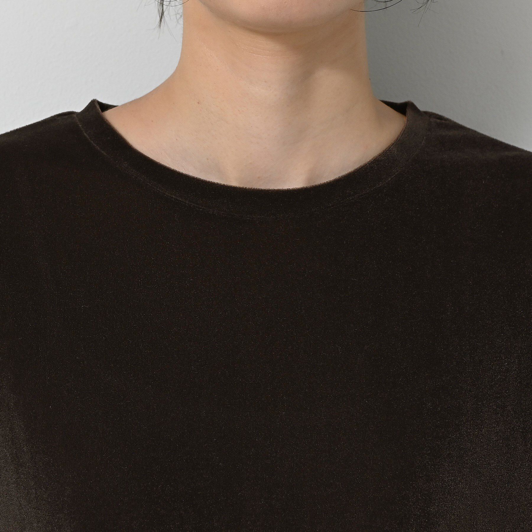 Dessin「【洗える】シアーベロアトップス」|Tシャツ・カットソー|