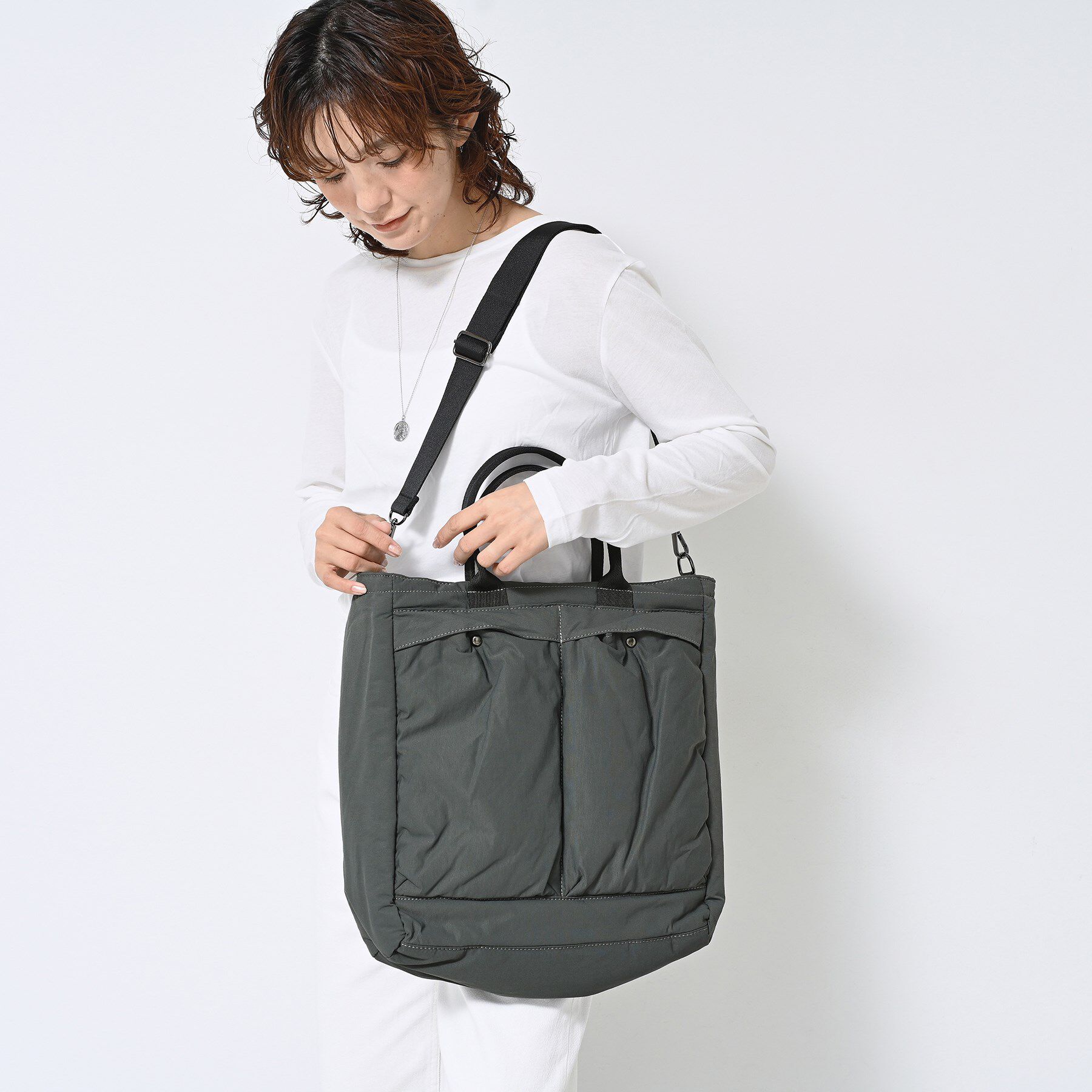 Dessin「【ユニセックス/2WAY/A4収納可】中綿入りトートバッグ」|トートバッグ|