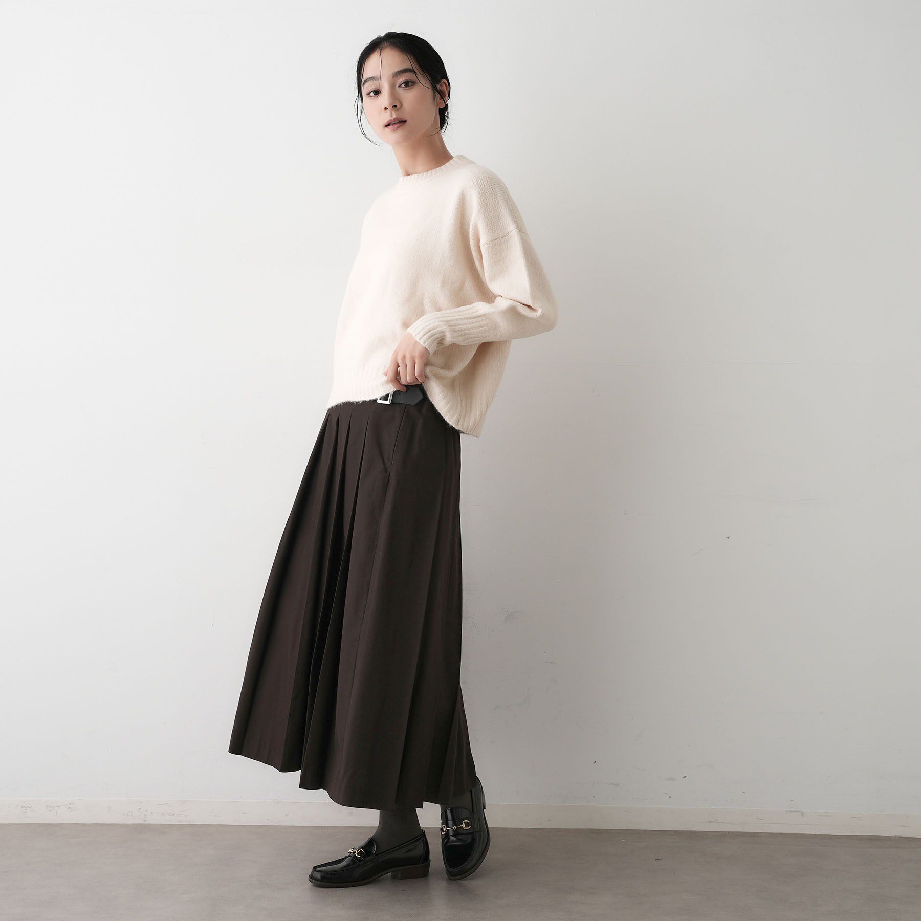 Dessin「【洗える】ワイドプリーツスカート」|スカート|