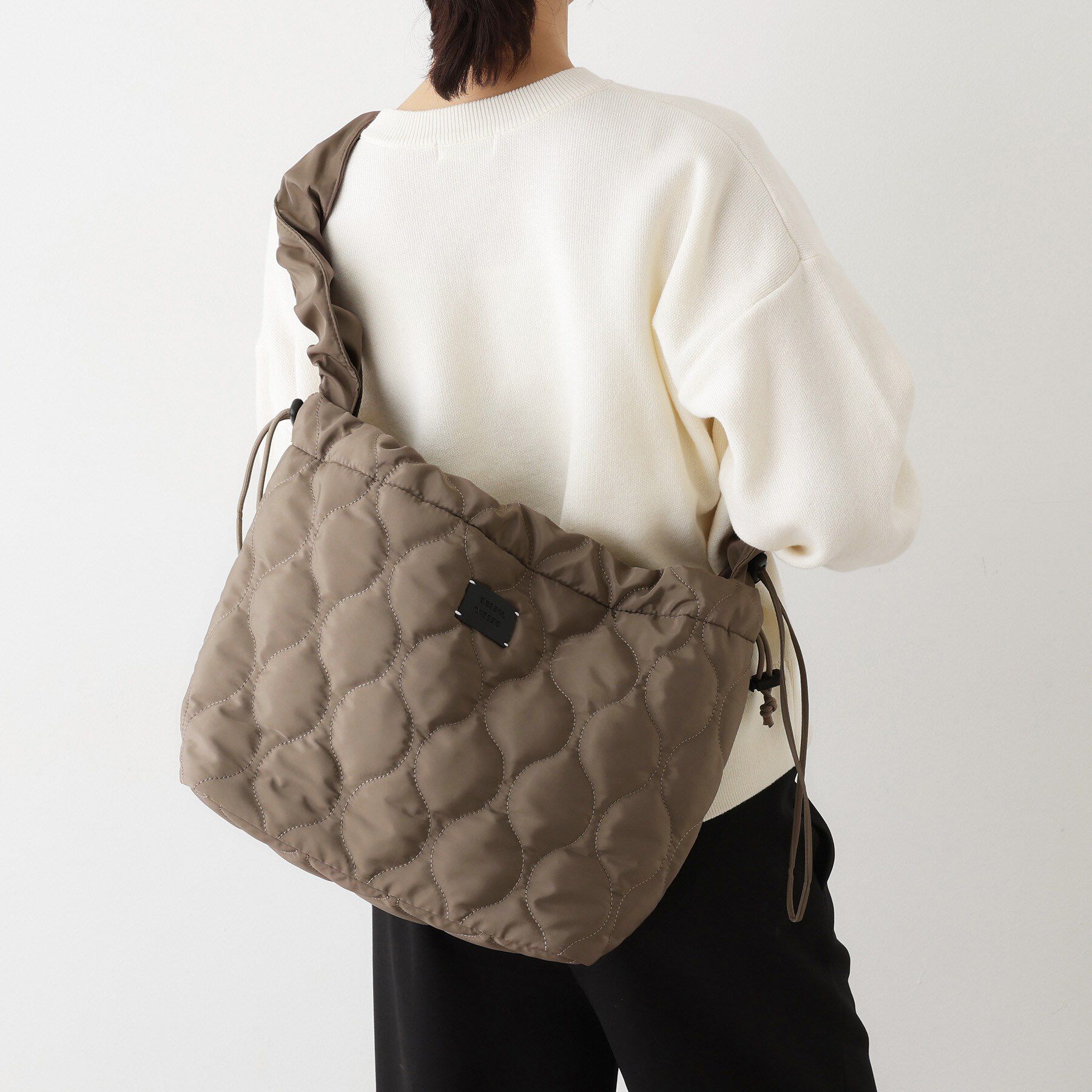 Dessin「中綿キルティングシャーリングショルダー」|ショルダー・メッセンジャー|