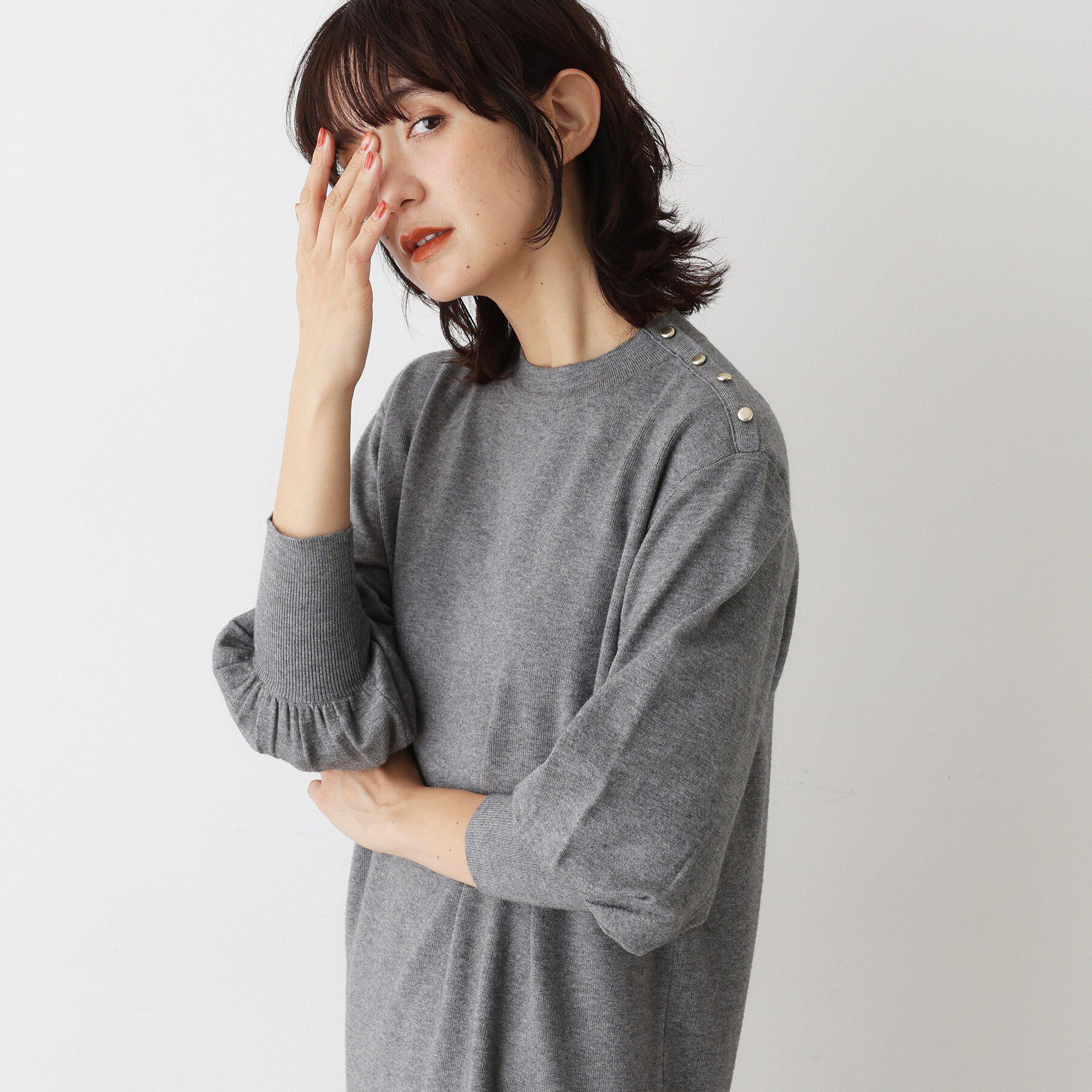 Dessin「【2点セット／洗える】パンツレイヤードワンピース」|ワンピース|