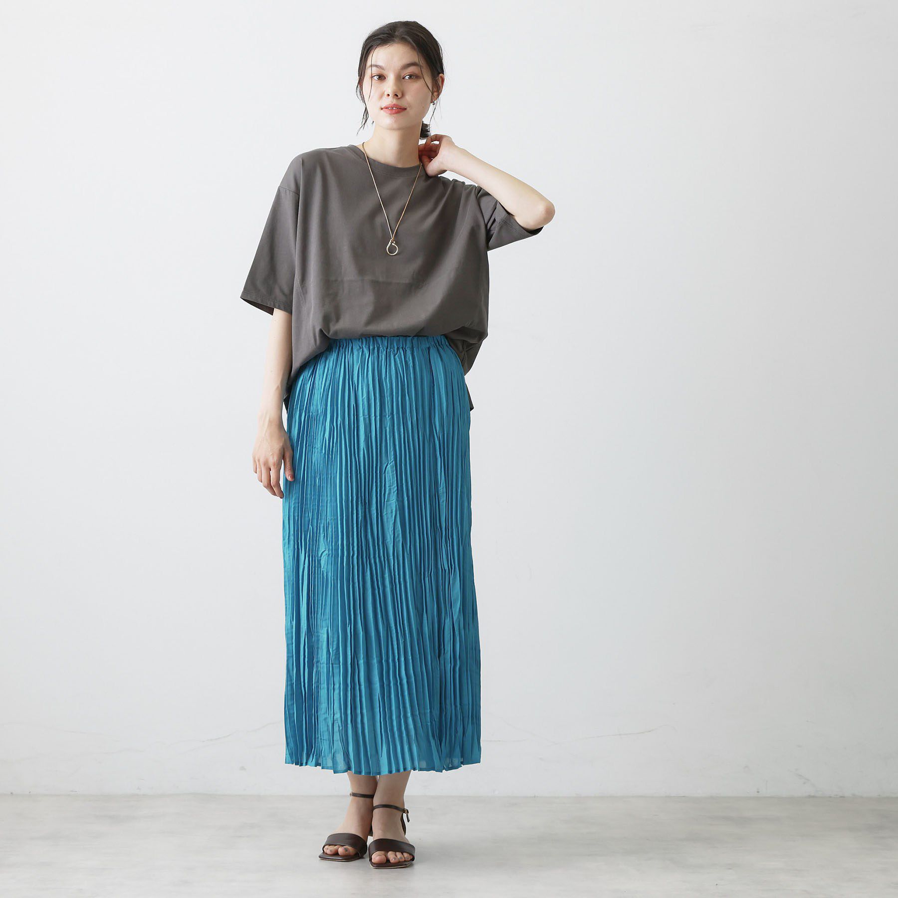 Dessin「ワッシャープリーツスカート」|スカート|